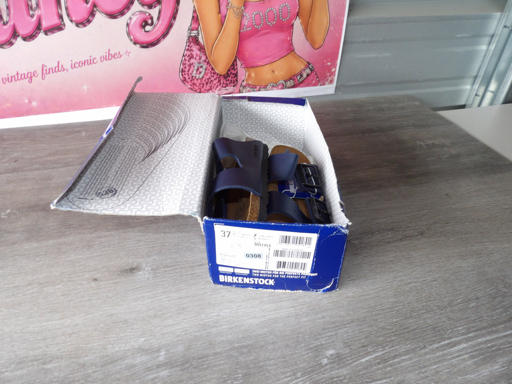 Birkenstock Arizona Sandals – Blue (Size EU 37)