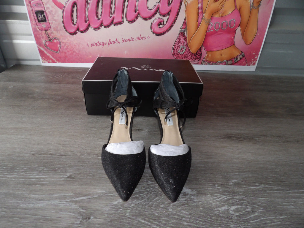 Nina TALLEY-YY Pump – Black Luna Shine (Size EU 9)