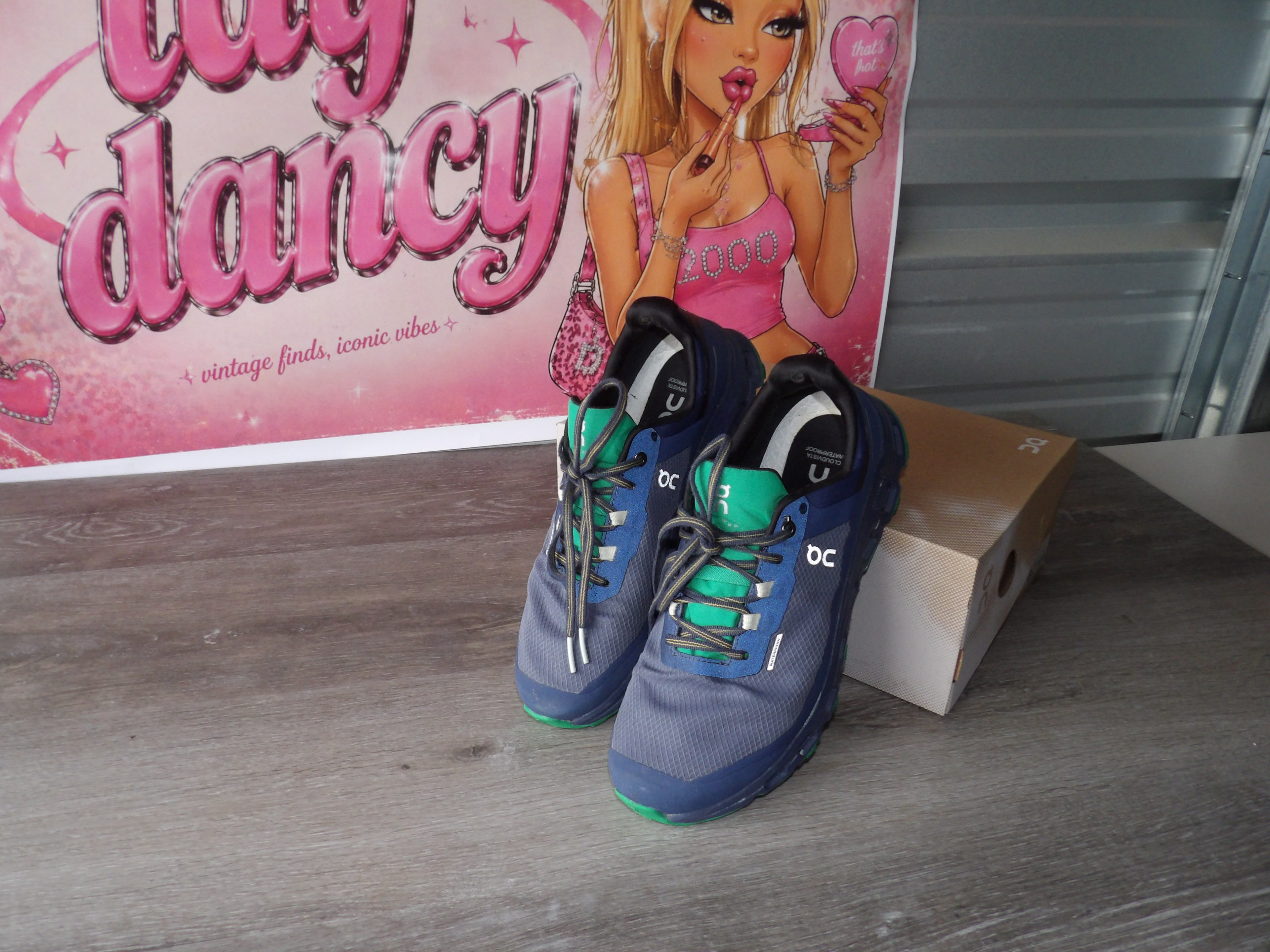 OnCloud Cloudnova Athletic Sneakers – Navy/Teal (Size US Women's 8)