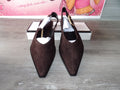 Steve Madden Shay Slingback Flats – Brown Suede (Size EU 11)