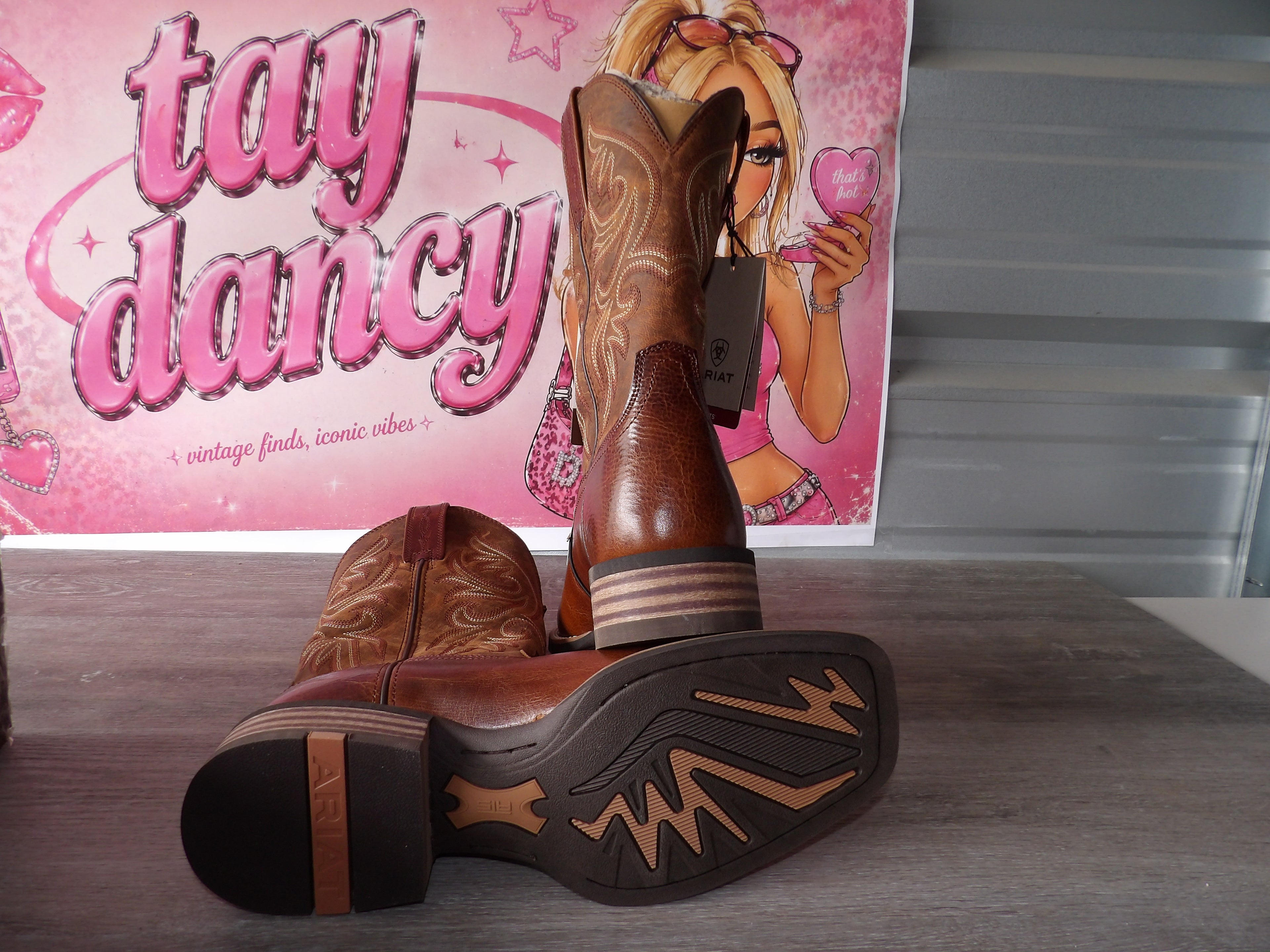 Ariat Men's Slingshot Western Boot – Beasty Brown/Rugged Tan (Size US 11)