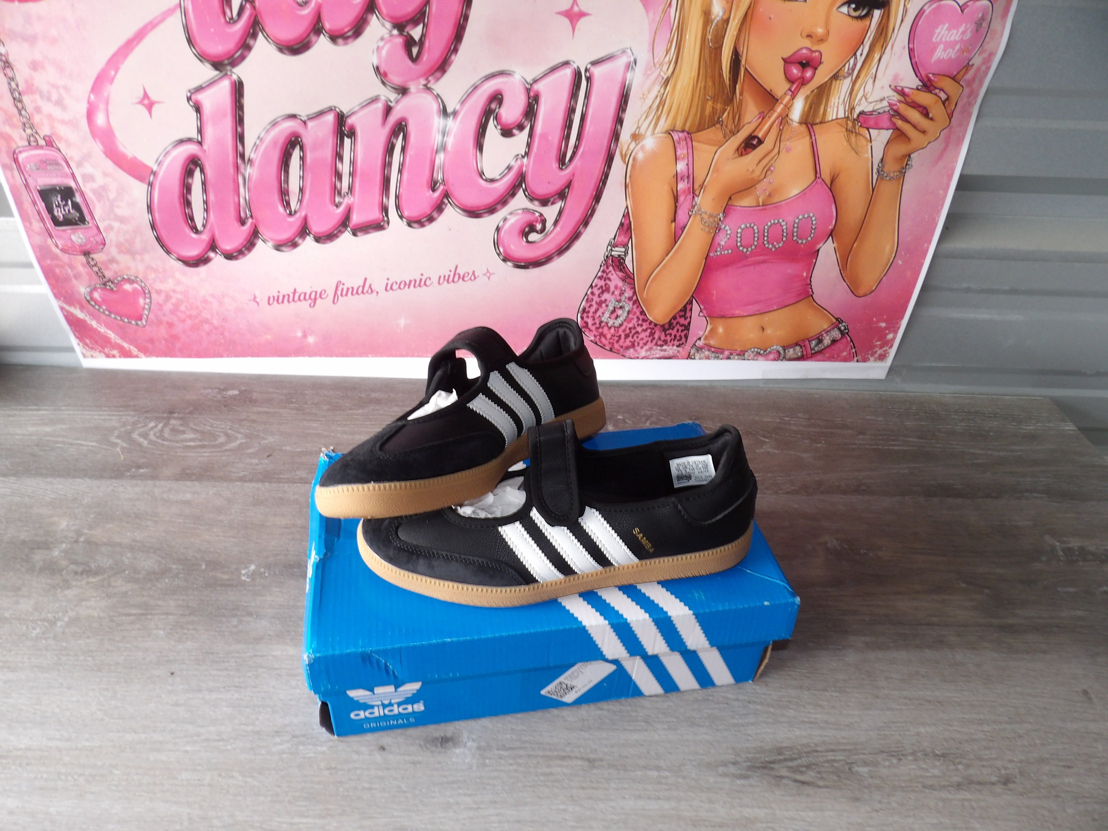 Adidas Women's Samba OG Sneaker – Black/White (Size US 7.5)