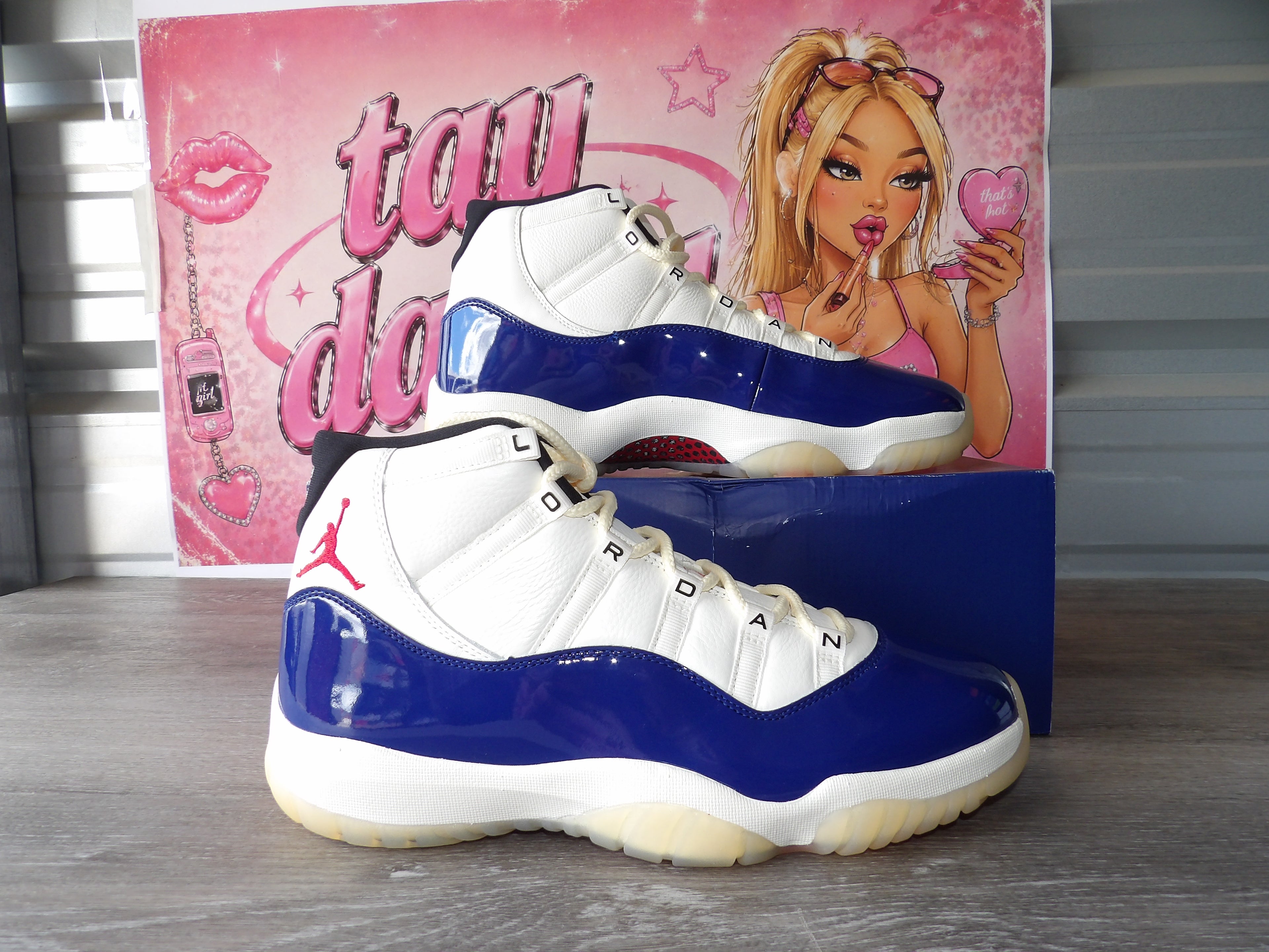 Nike Air Jordan 11 Retro Low "Rare Air" – Deep Royal Blue/Fire Red (Size US 12)