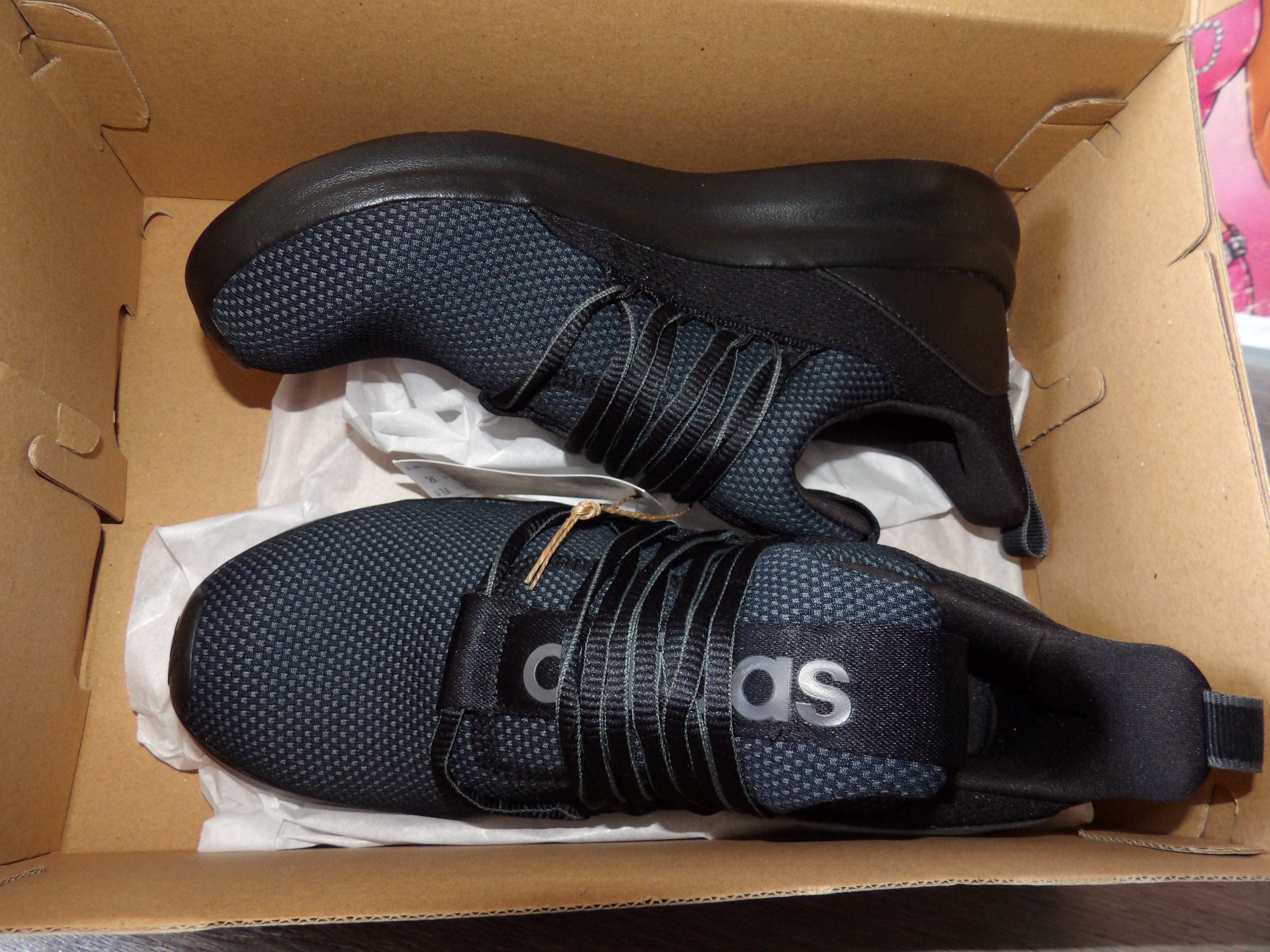 Adidas Lite Racer Adapt 7.0 Kids Shoes – Black (Size US Kid's 6)