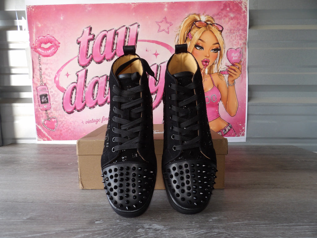 Christian Louboutin Louis Orlato Flat Sneaker – Black (Size EU 41)