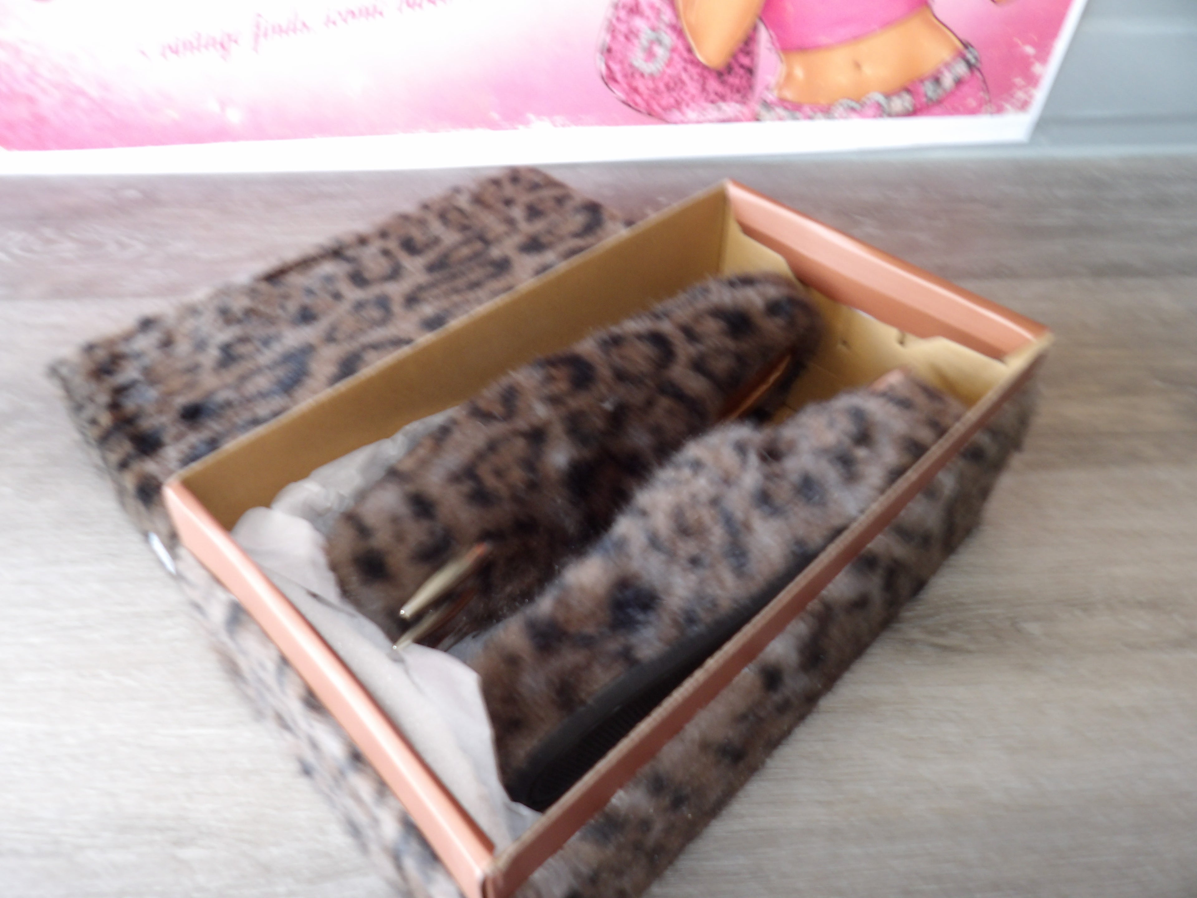 Bravst Studios Dark Leopard Claw Mules – Leopard Brown/Black (Size US 7)
