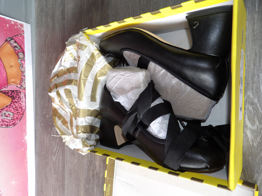 Circus NY Sam Edelman Della Pumps – Black Nappa Leather (Size US 8.5M)