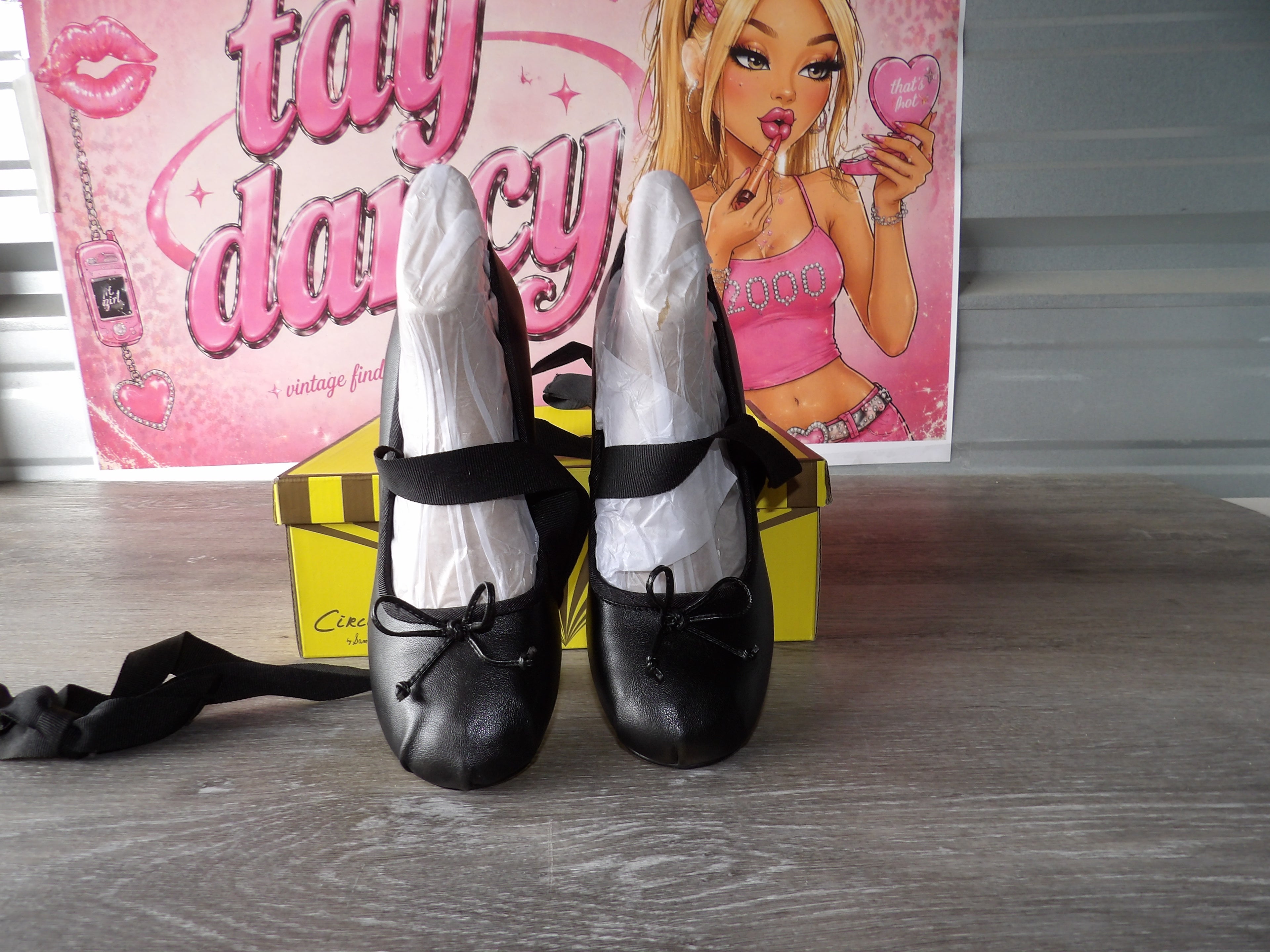 Circus NY Sam Edelman Della Pumps – Black Nappa Leather (Size US 8.5M)