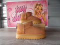 Dirty Laundry Yarroh Corduroy Mini Boots – Tan (Size US 9)