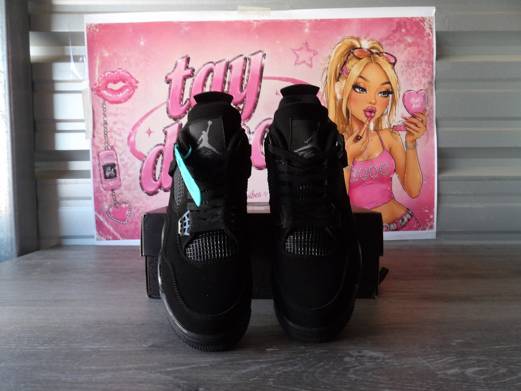 Nike Air Jordan 4 Retro 4 SE – Black/Black (Size US 10)