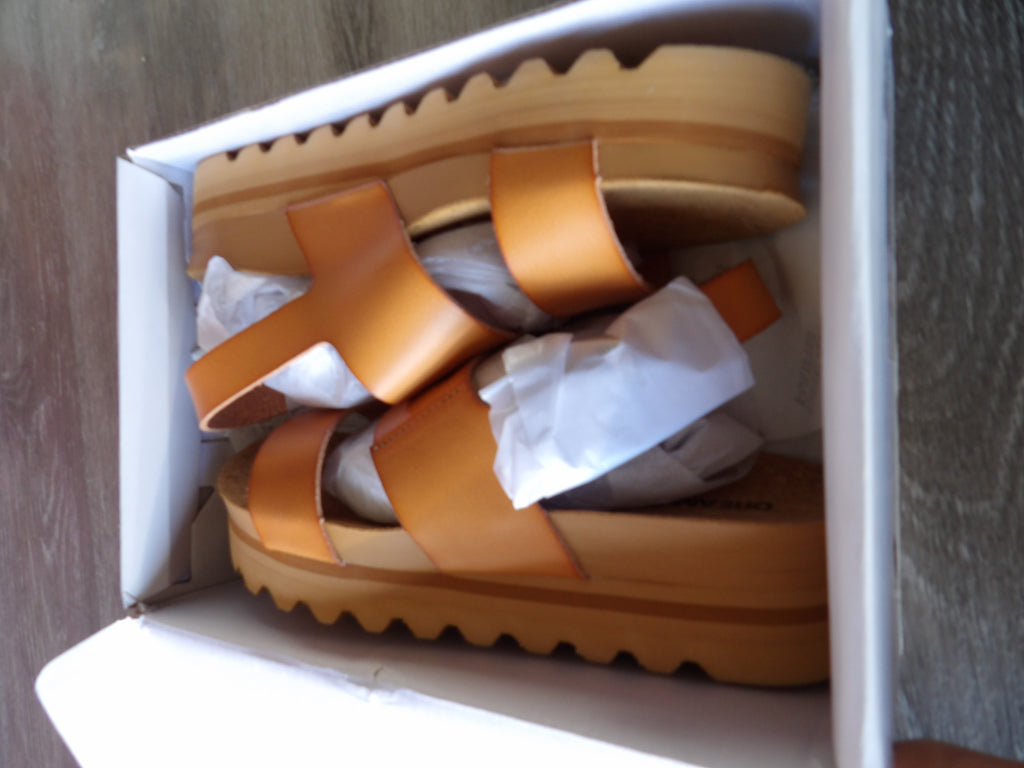 Dream Pairs Platform Sndals – Tan (Size US 6)