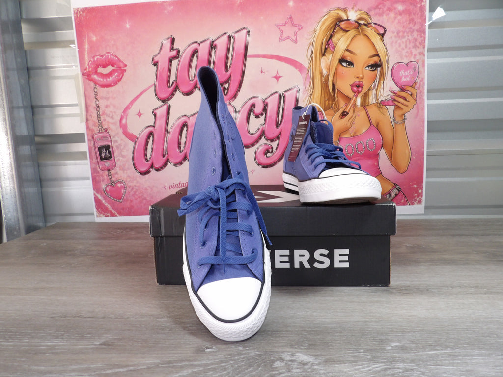 Converse Chuck Taylor All Star High Top – Blue (Size Men's 12, Women's 14)