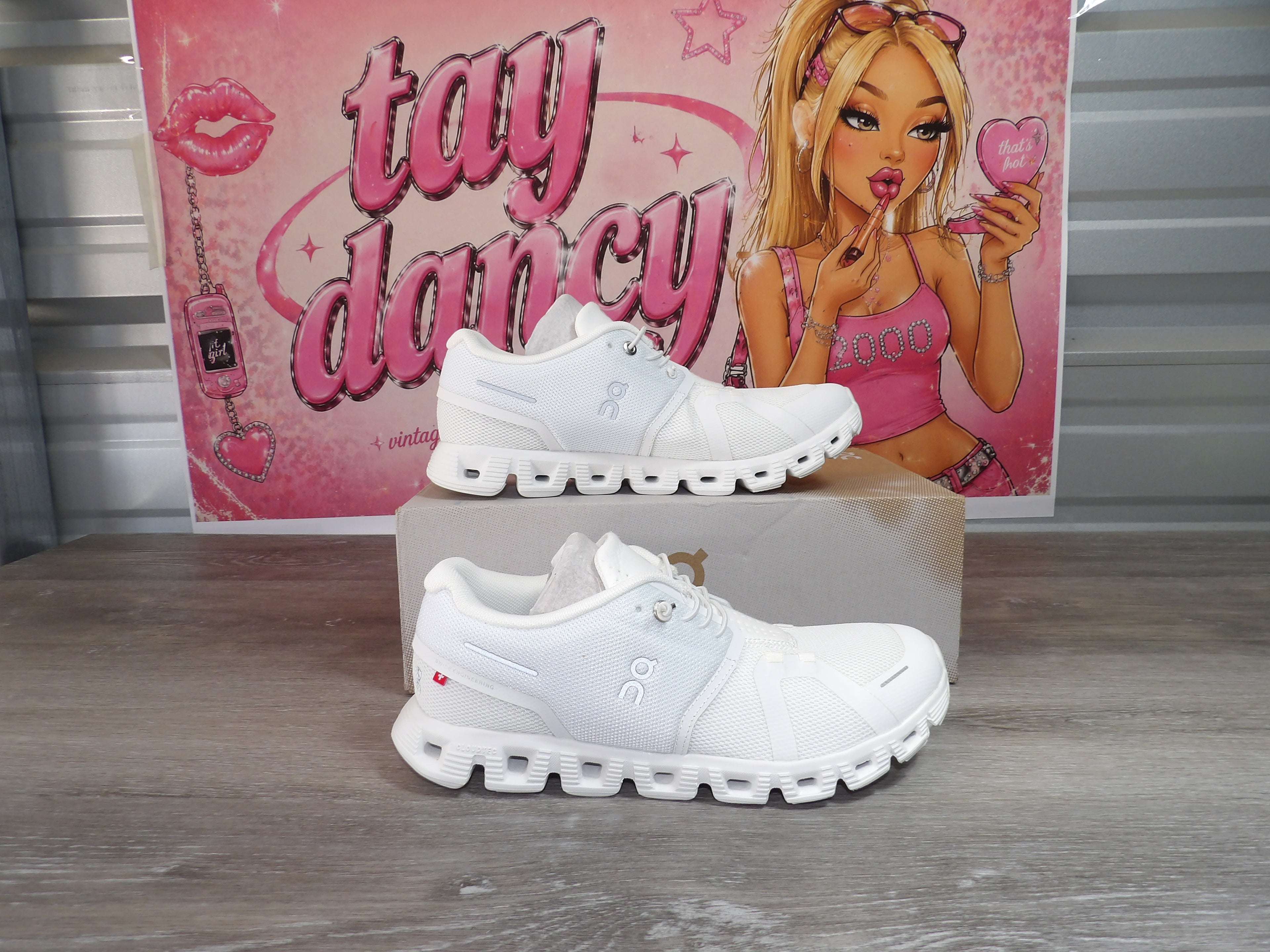 OnCloud Cloud 5 – All White (Size US 7.5)