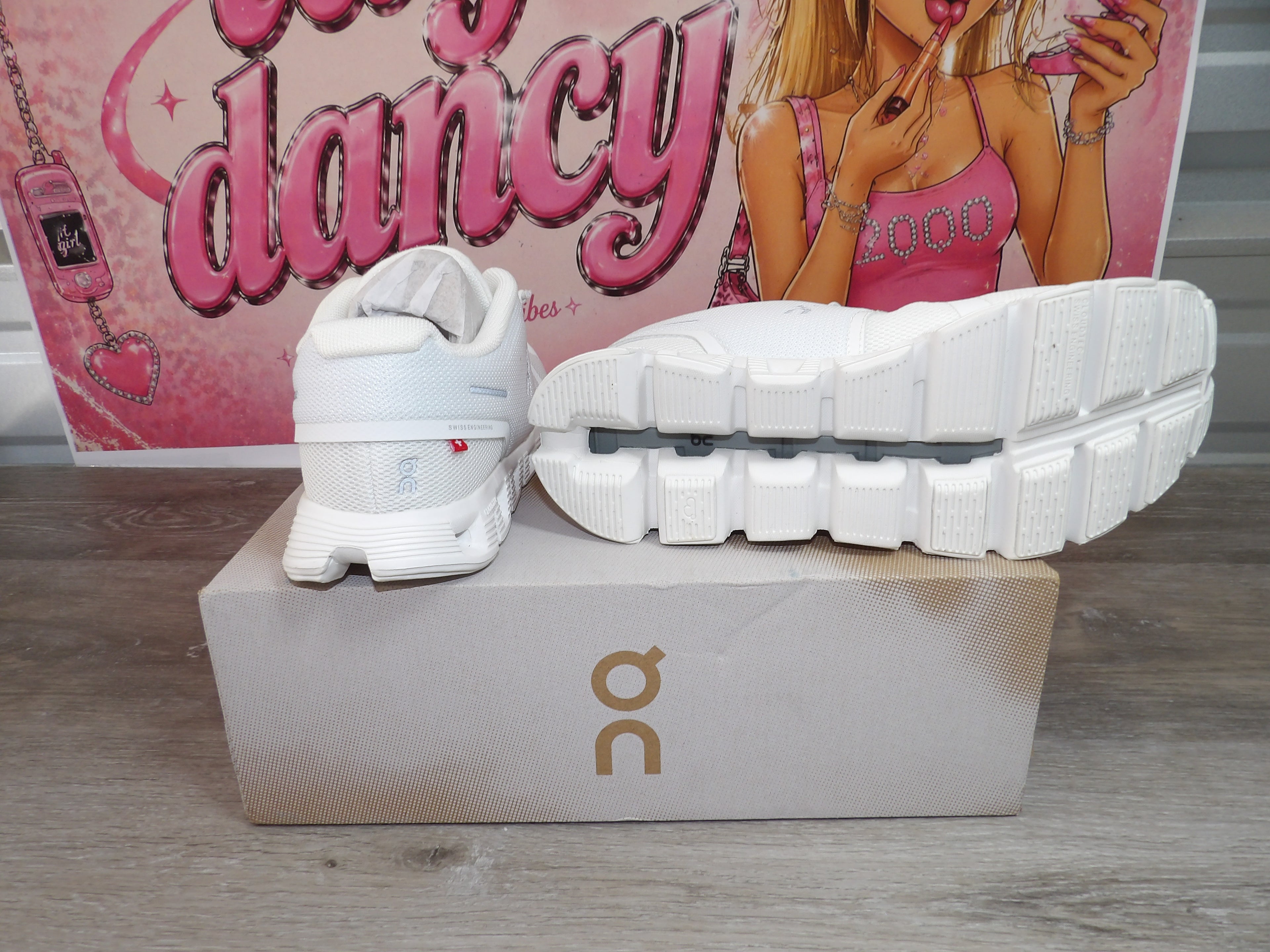 OnCloud Cloud 5 – All White (Size US 7.5)