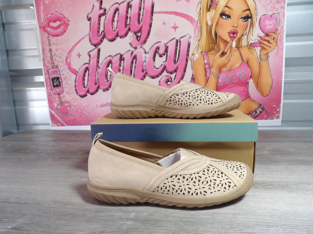 JBU Jambu Peony Women's Casual Shoes – Taupe (Size US 9)