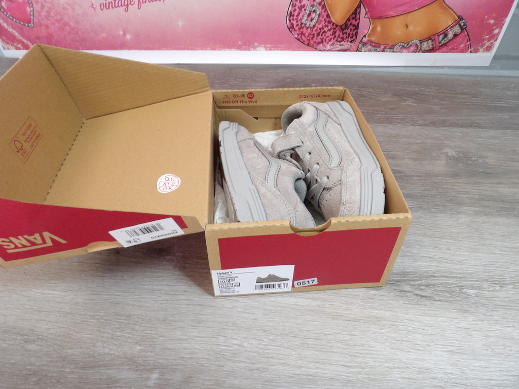 Vans Hylane V Suede Shoes – Grey (Size 10T)