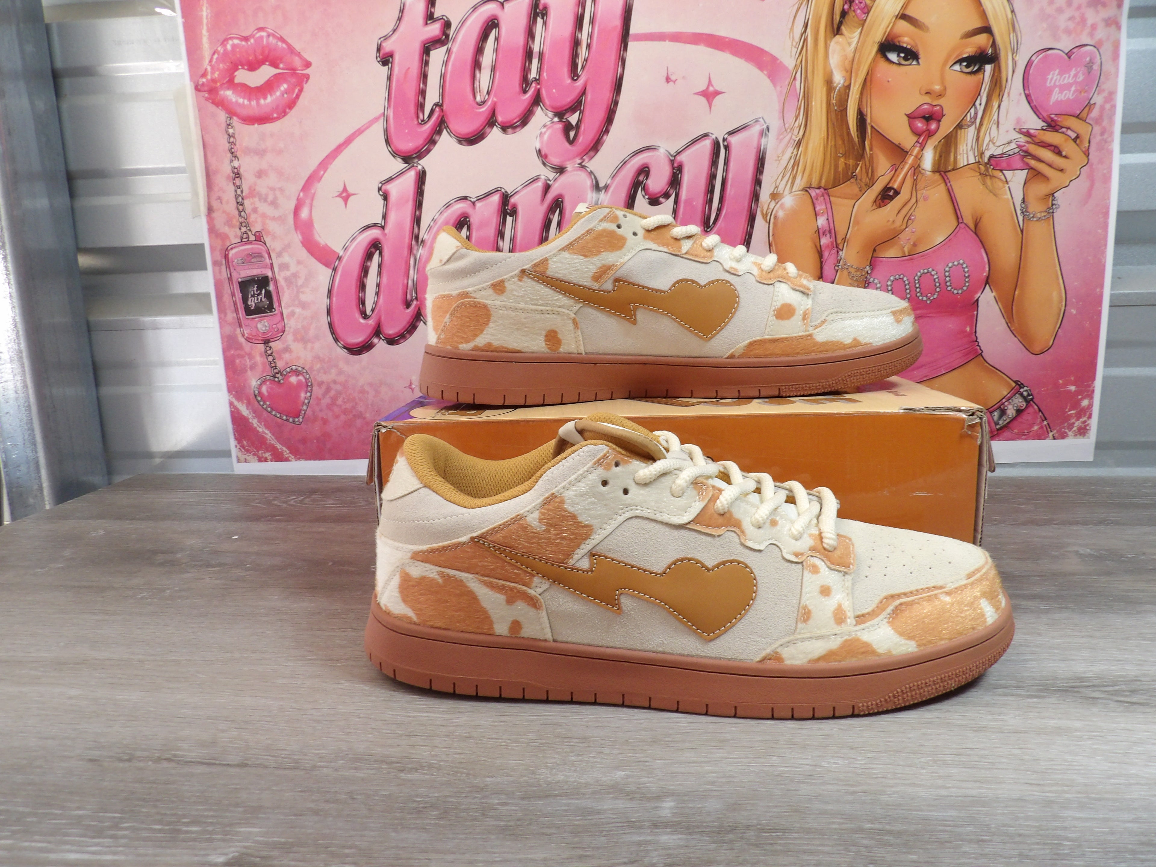 Sad Boy Saga OG SAGA SKYWALKER Sneakers – Orange/White (Size US 13)