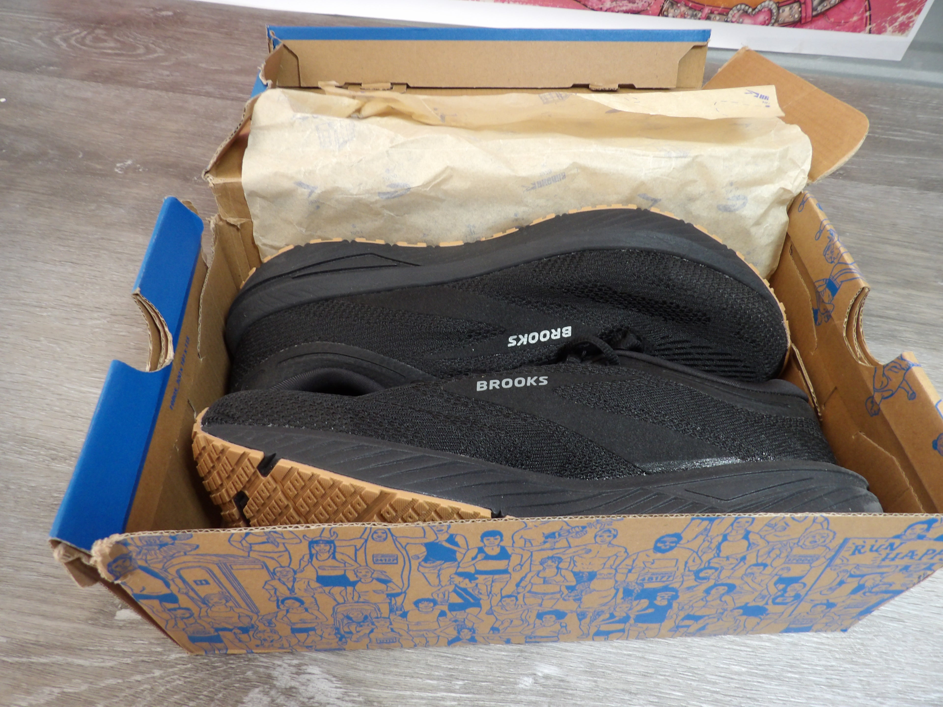Brooks Revel 7 Running Shoes in Black – Black (Size US 9.5 Men's)