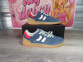 Coolway Goal Blue Sneakers – Blue Teal Red (Size EU 44)