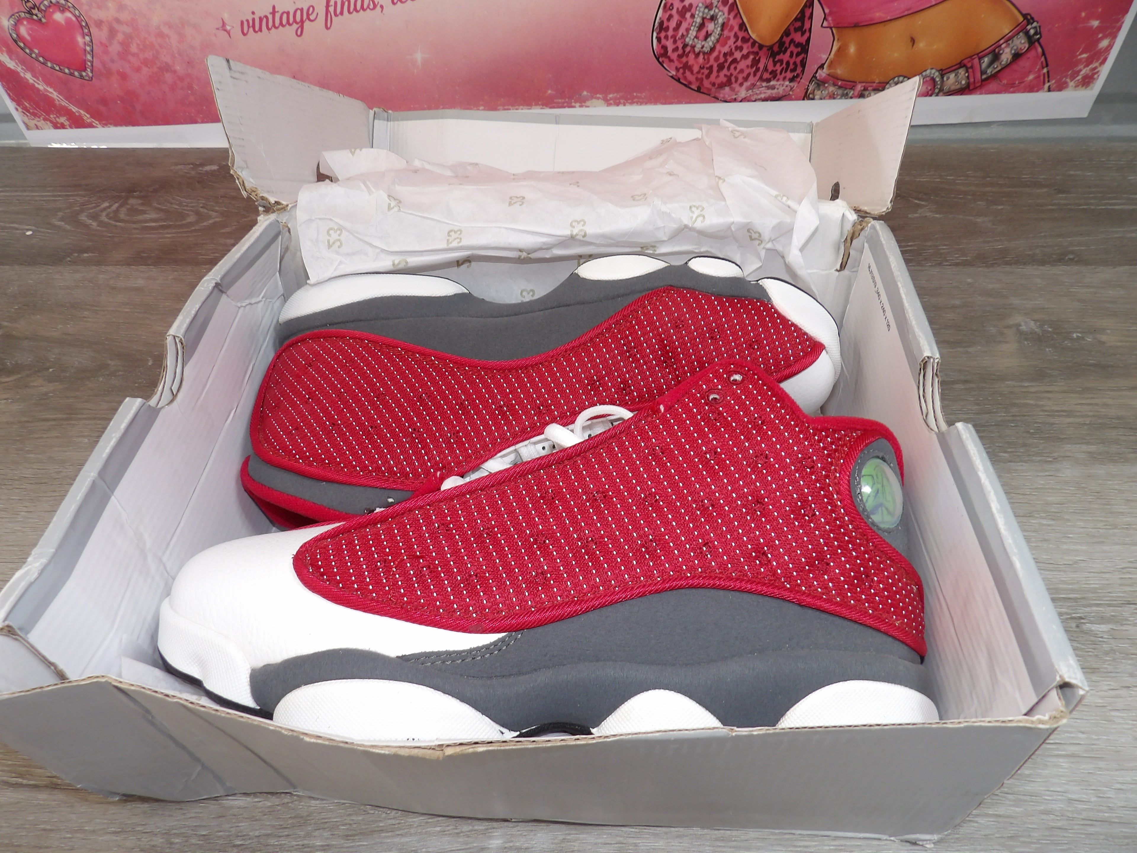Nike Air Jordan 13 Retro Sneakers – Red (Size US 8)