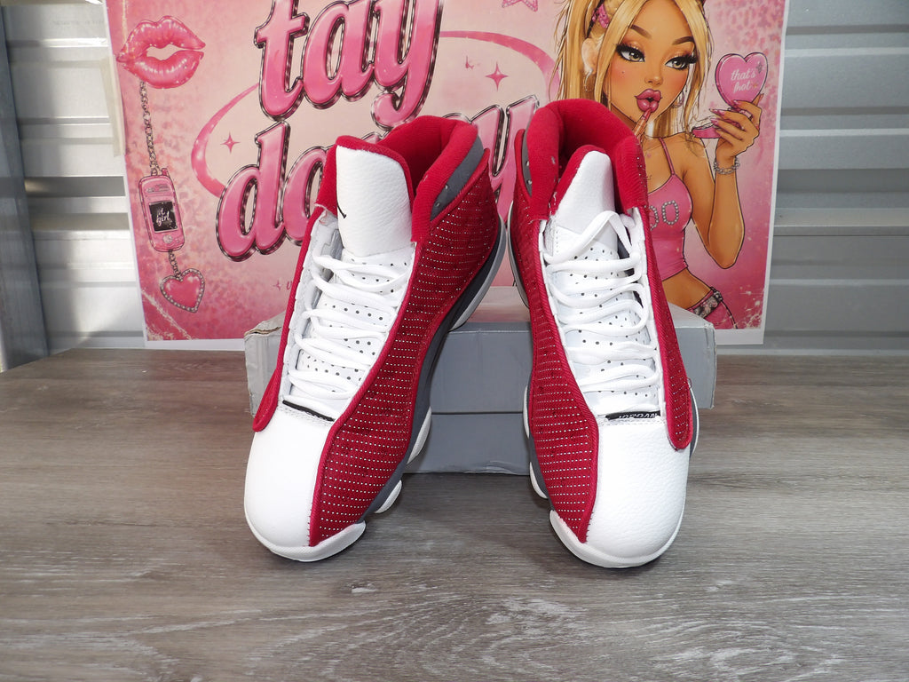Nike Air Jordan 13 Retro Sneakers – Red (Size US 8)