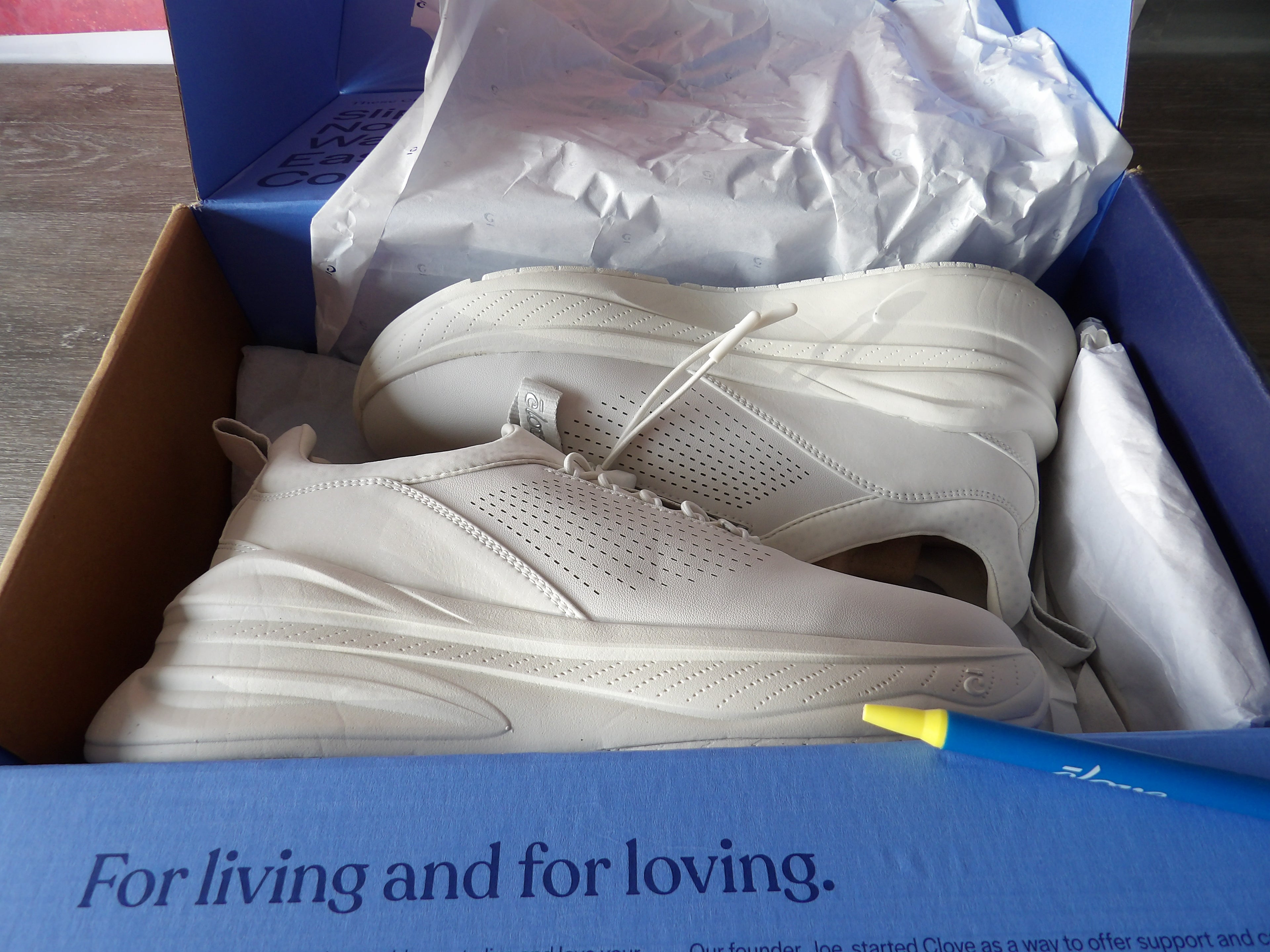 Clove Women's Forte Sneakers – Brilliant White (Size US 10)