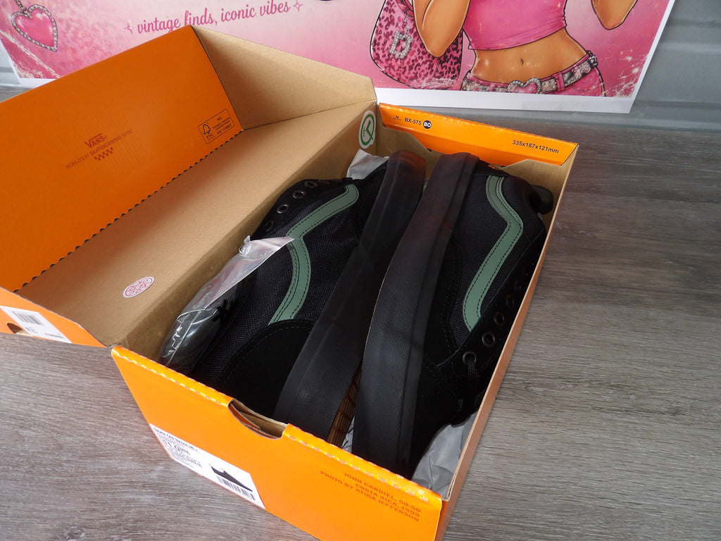 Vans Skate Old Skool 36 + Shoes – Atiba/Black/Dark Green (Size US 11)