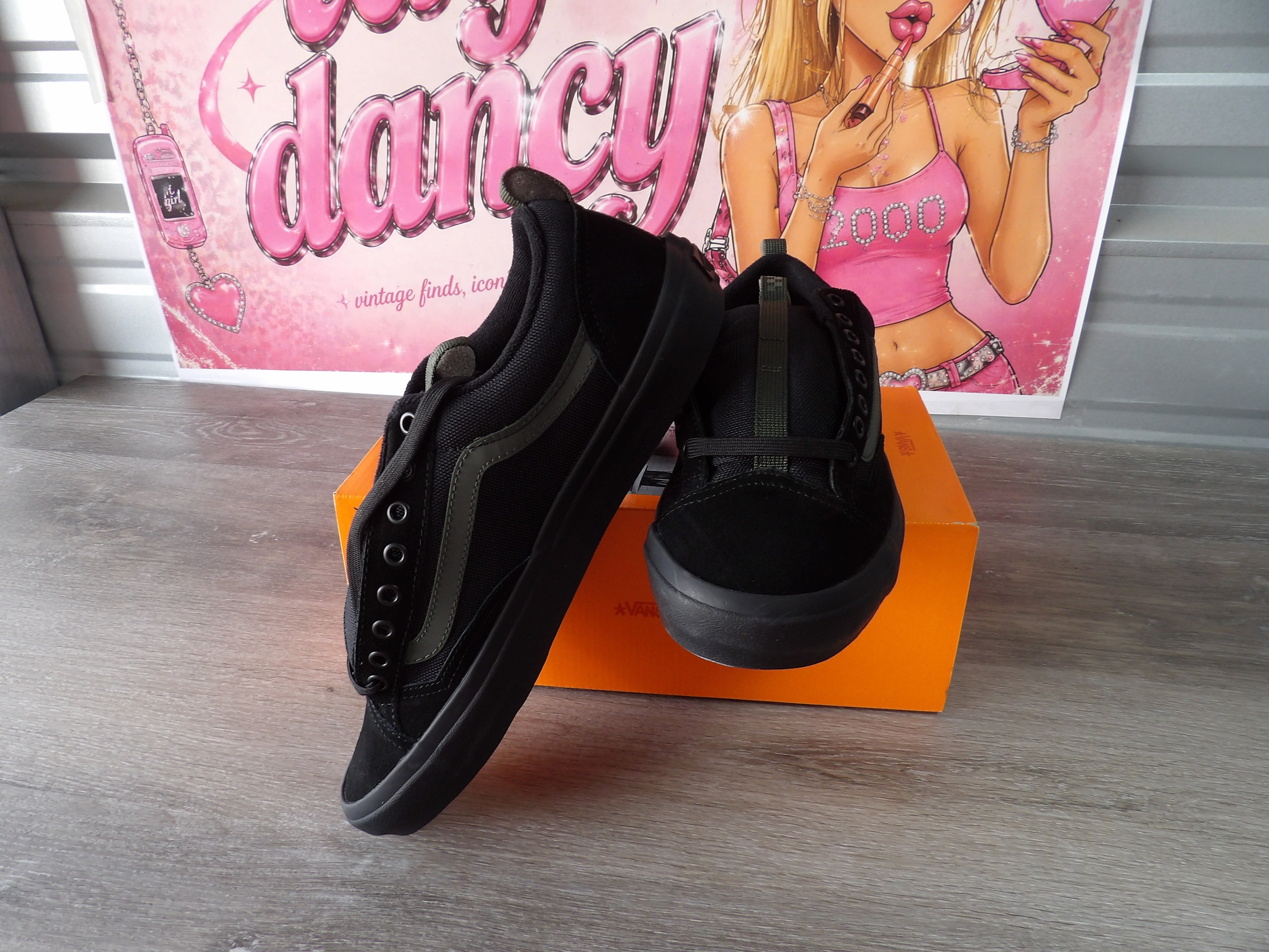 Vans Skate Old Skool 36 + Shoes – Atiba/Black/Dark Green (Size US 11)