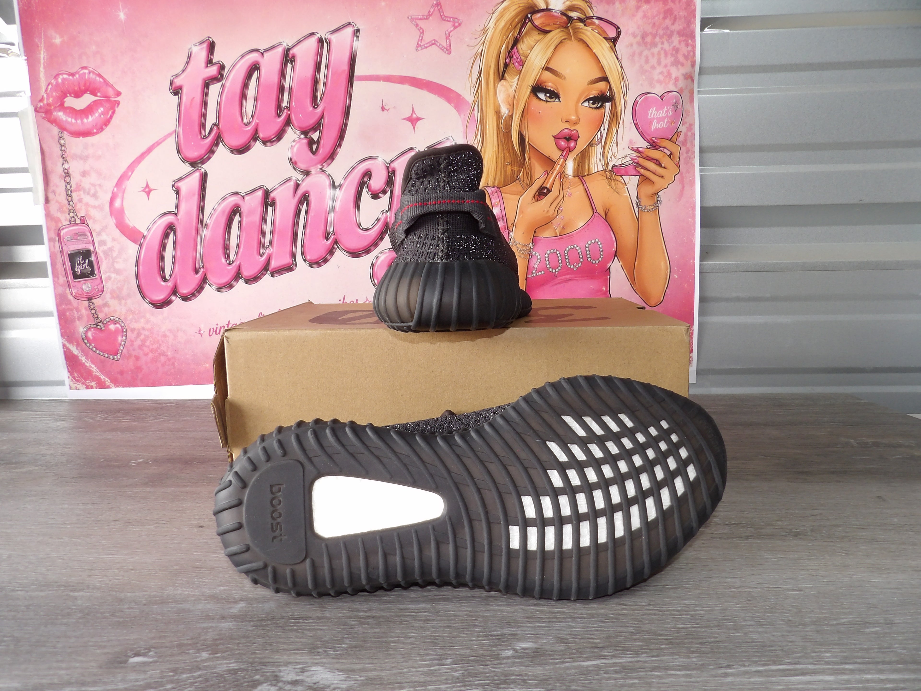 Adidas Yeezy Boost 350 V2 sneakers – Black (Size US 10)