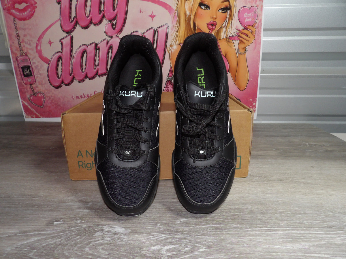 KURU Quantum 2.0 Women's Black Athletic Walking Shoes – Black (Size US 11)
