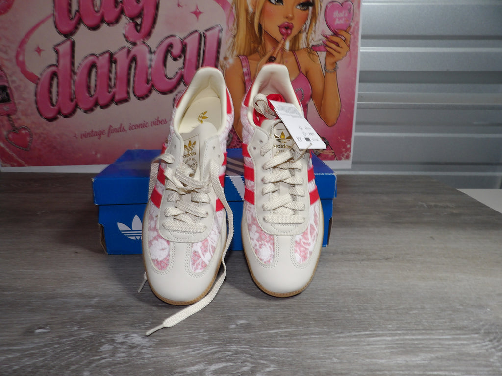 Adidas Samba OG x Liberty London Women's Sneakers – White/Cream (Size US 9)