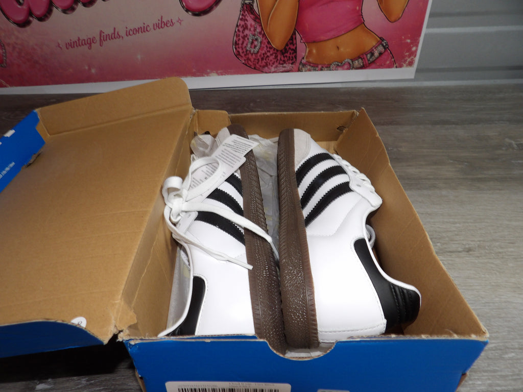 Adidas Samba OG Women's Shoes – White/Black (Size US 8.5)