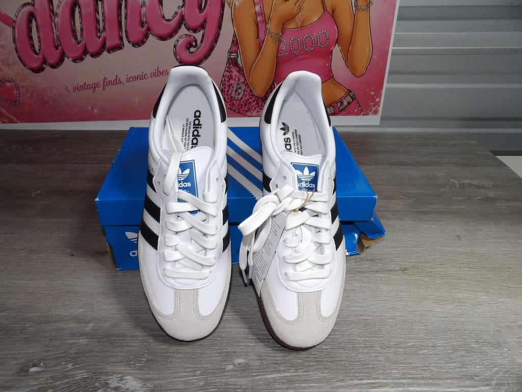 Adidas Samba OG Women's Shoes – White/Black (Size US 8.5)