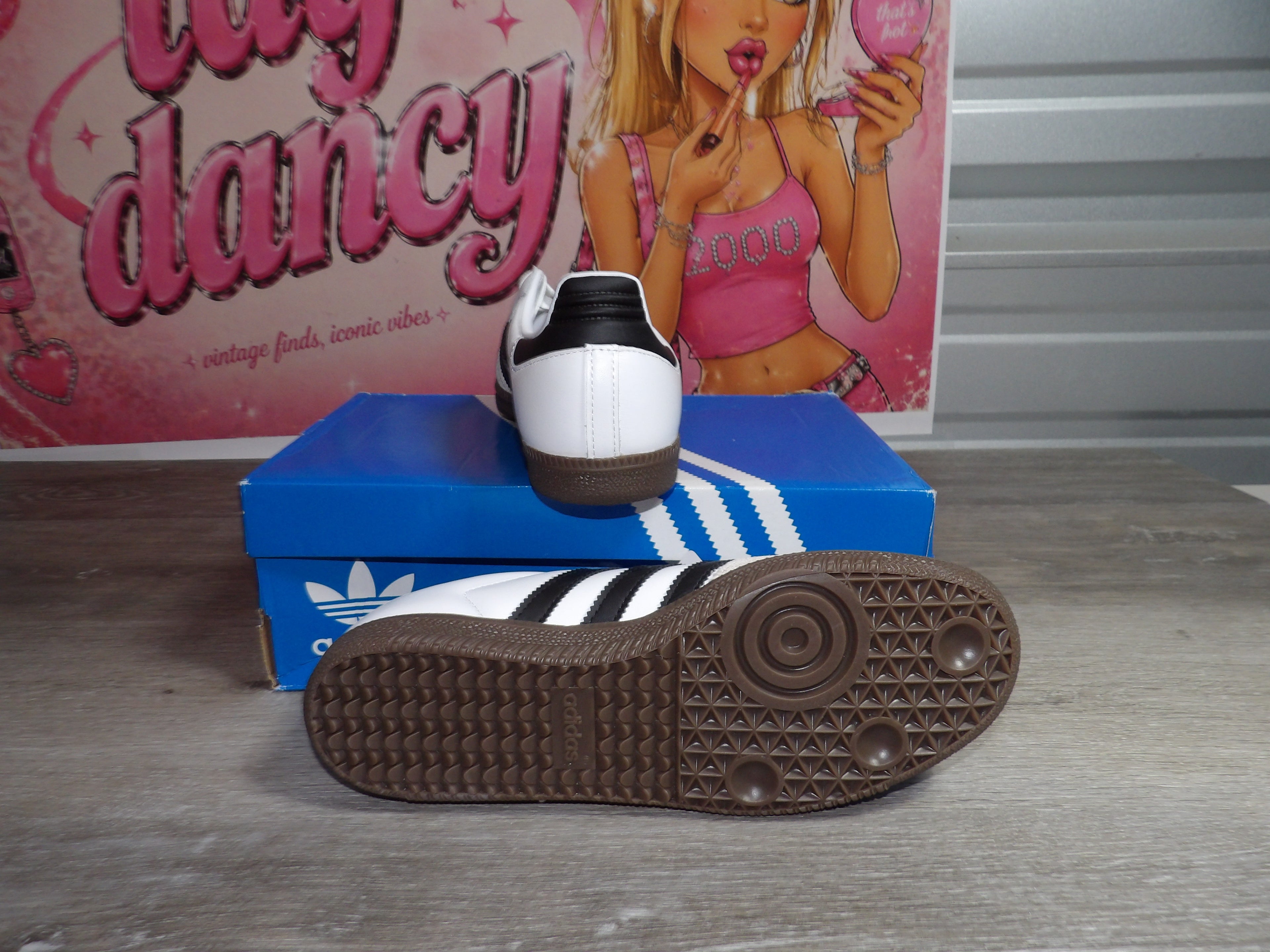 Adidas Samba OG Women's Shoes – White/Black (Size US 8.5)