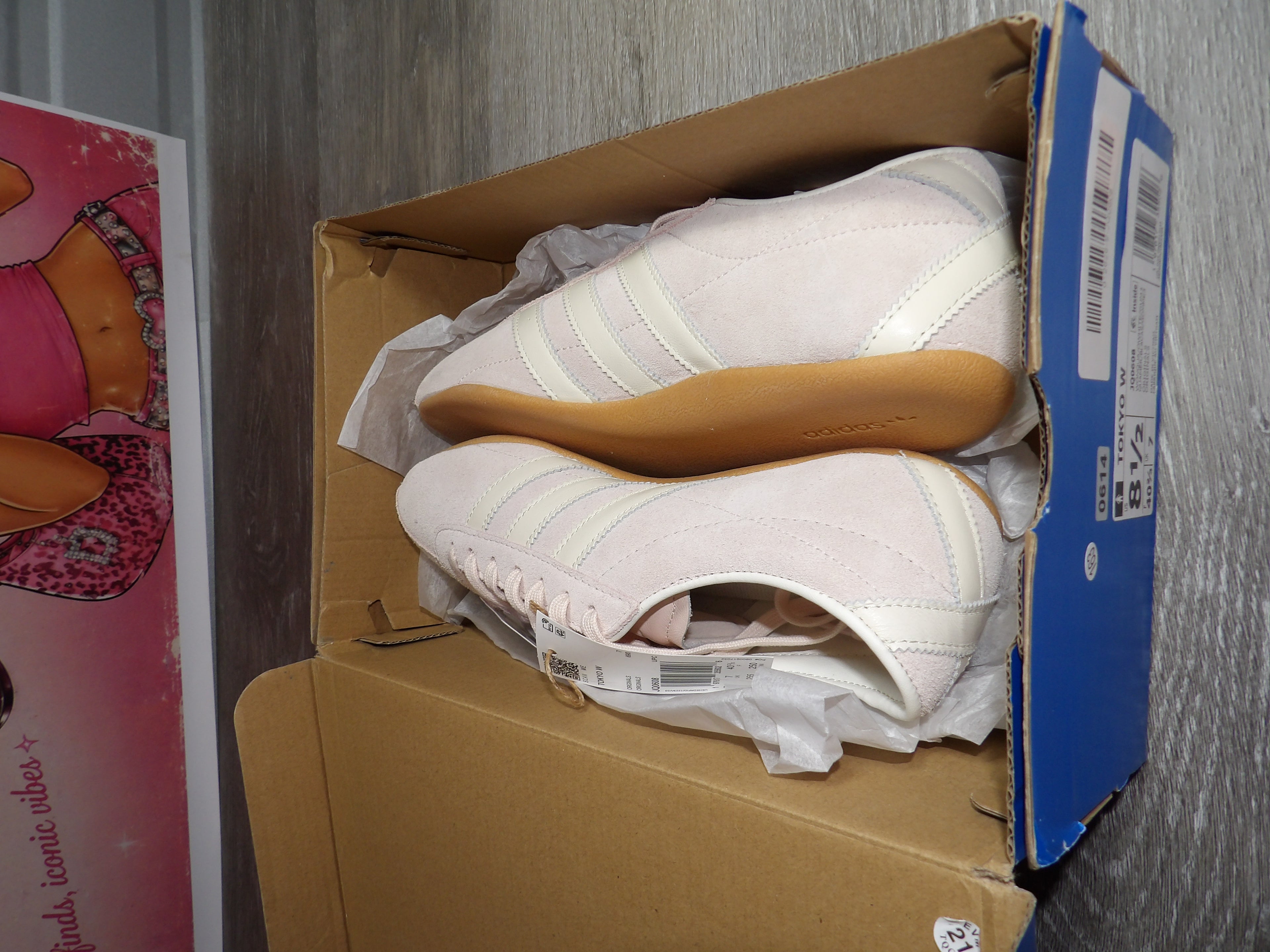 Adidas Originals Tokyo Sneakers – Wonder Quartz/Off White (Size US 8.5)