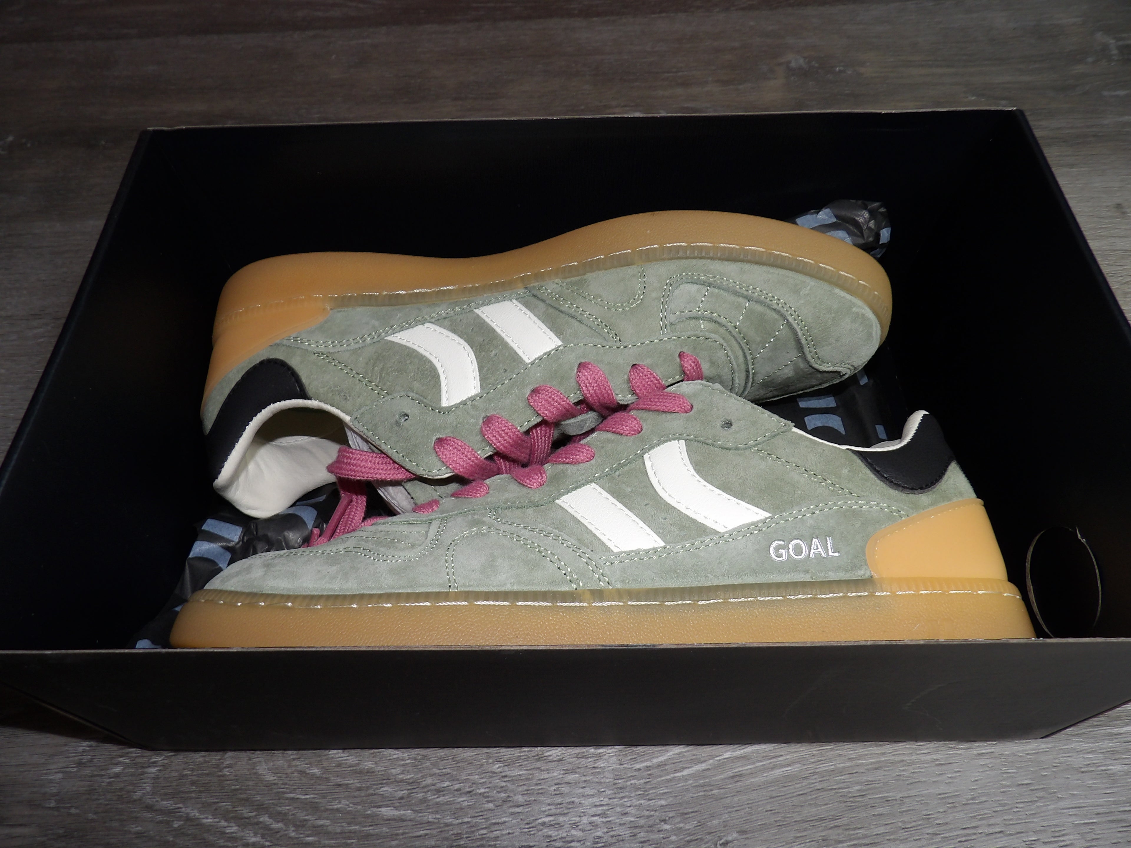 Coolway Goal Sneakers – Green Khaki (Size US Women's 11 Men's 9.5)