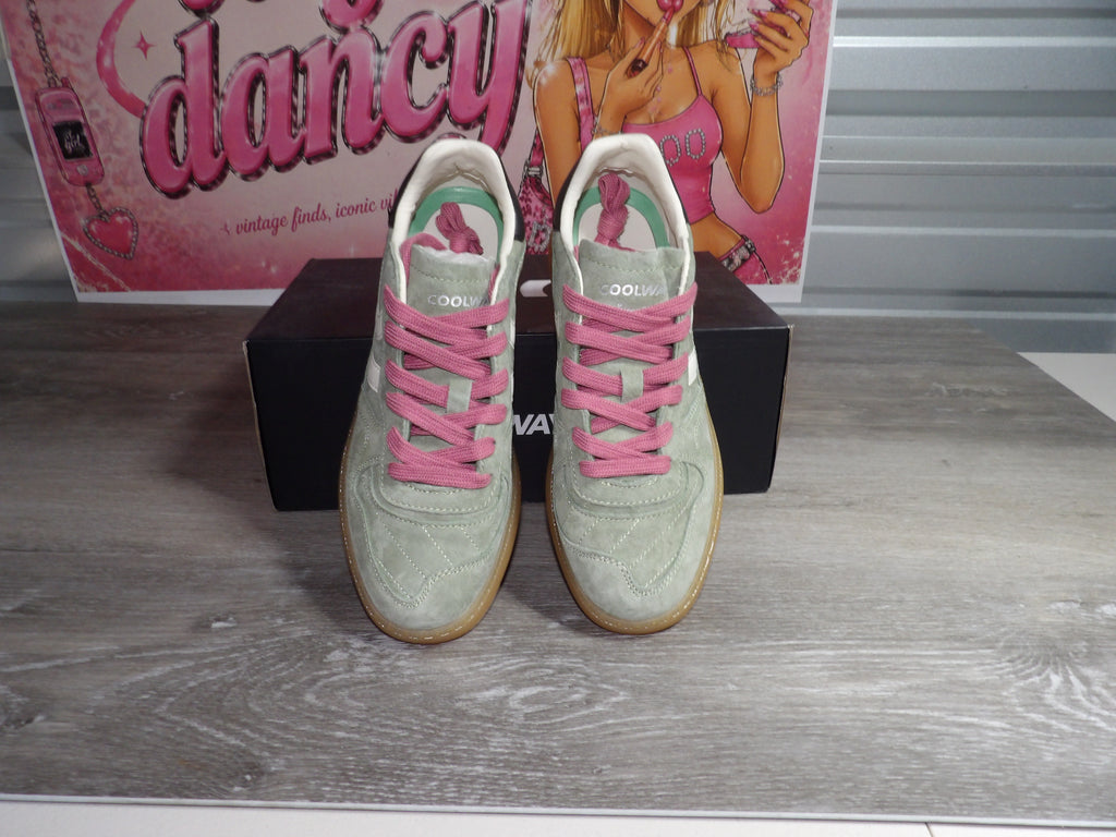 Coolway Goal Sneakers – Green Khaki (Size US Women's 10 Men's 8.5)