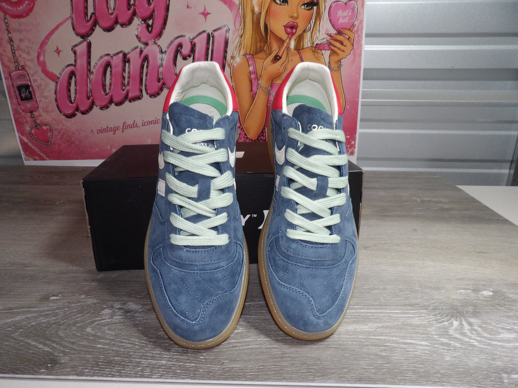 Coolway Goal Sneakers – Blue (Size US Women's 8 Men's 7)
