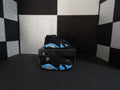 Jordan Retro - Black With Baby Blue Outline (Youth 14)