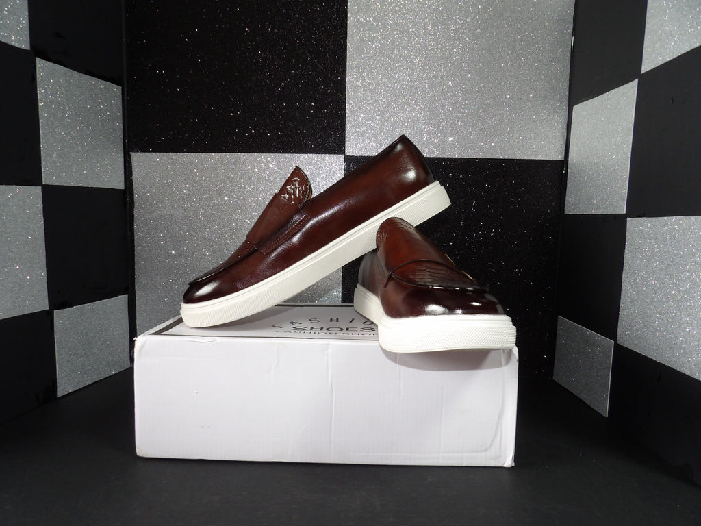 Fashion Loafers- Brown (EU 46)