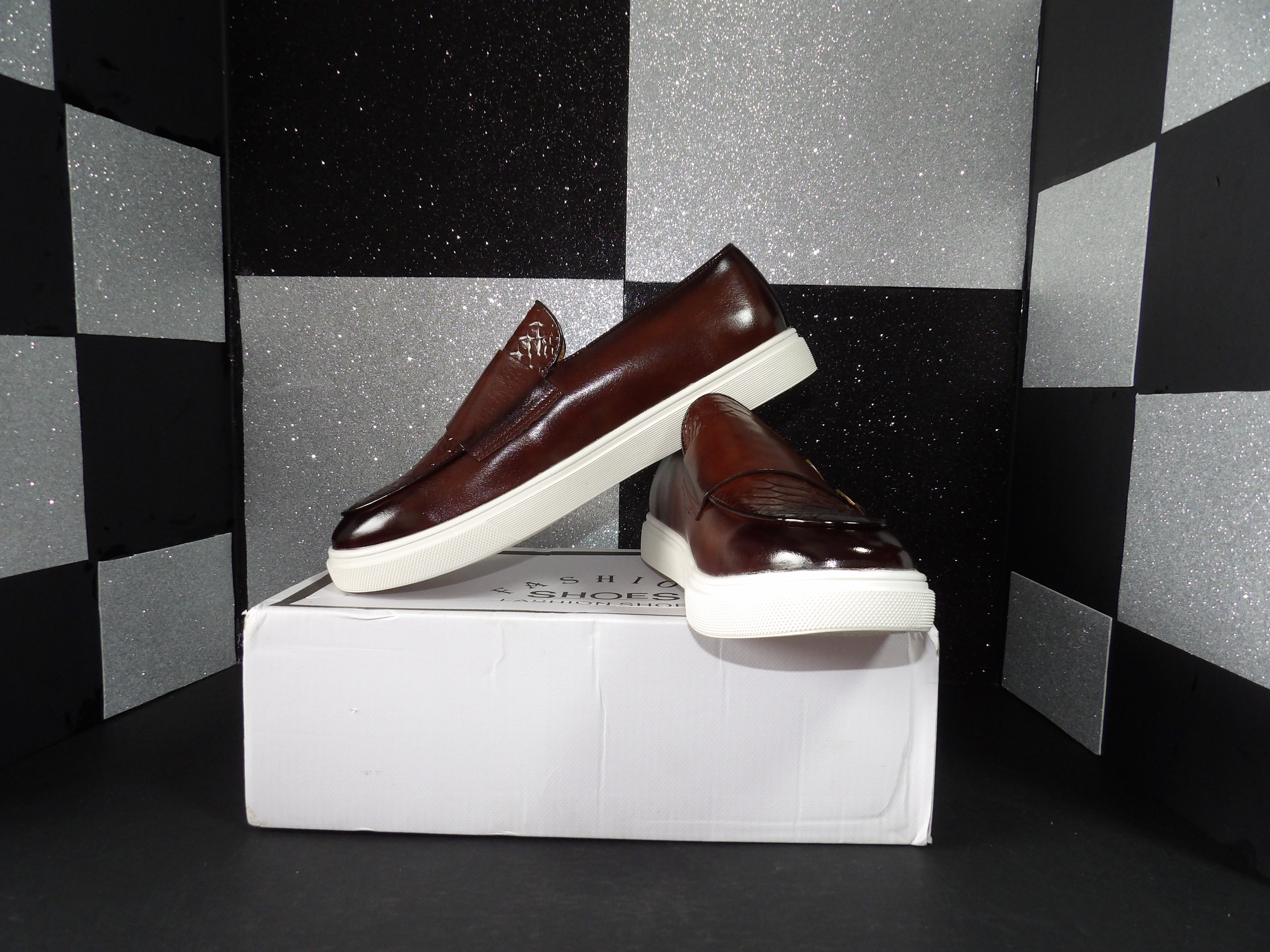 Fashion Loafers- Brown (EU 46)