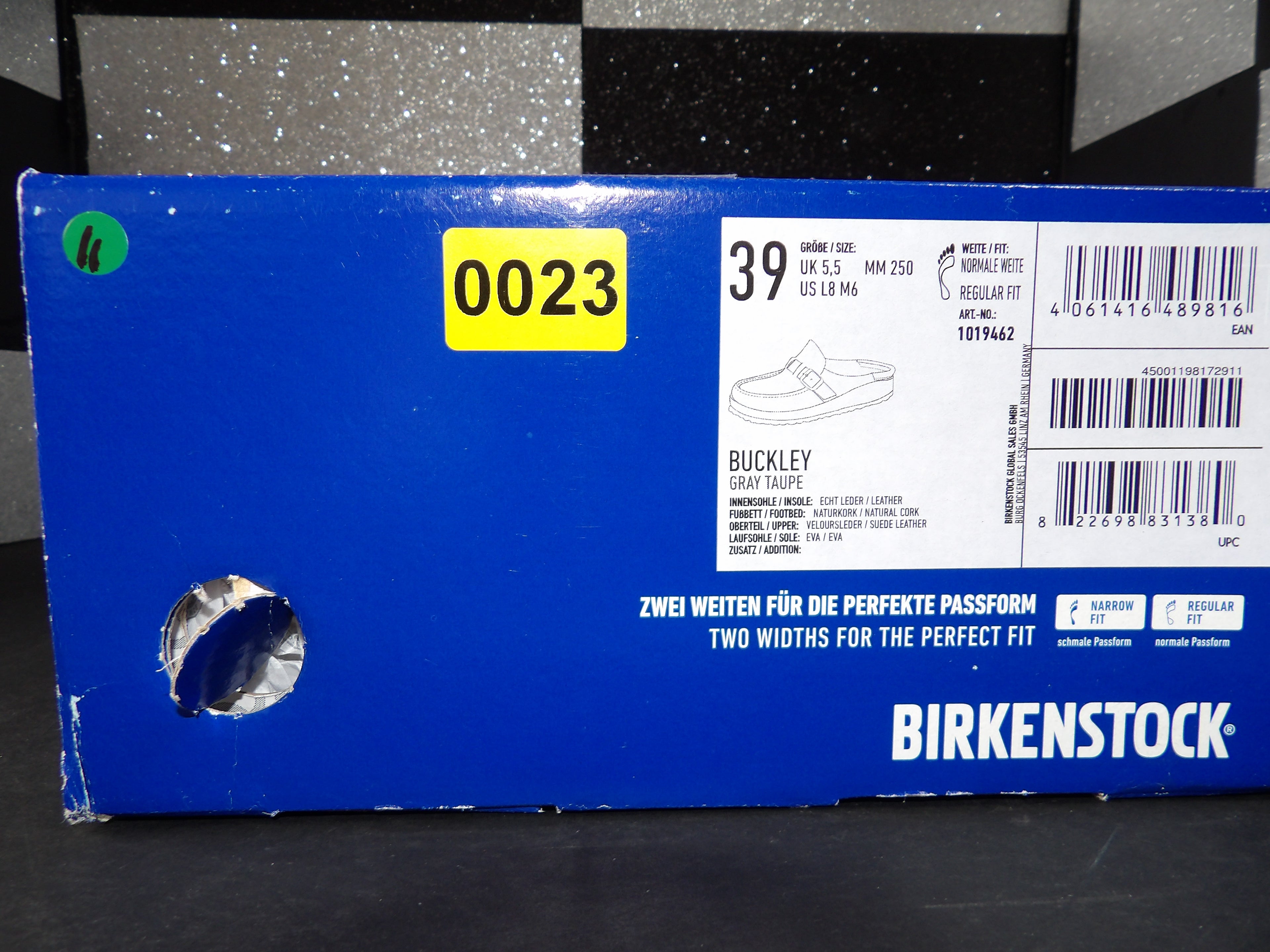 Birkenstock Buckley- Gray Taupe(US 8W 6M)