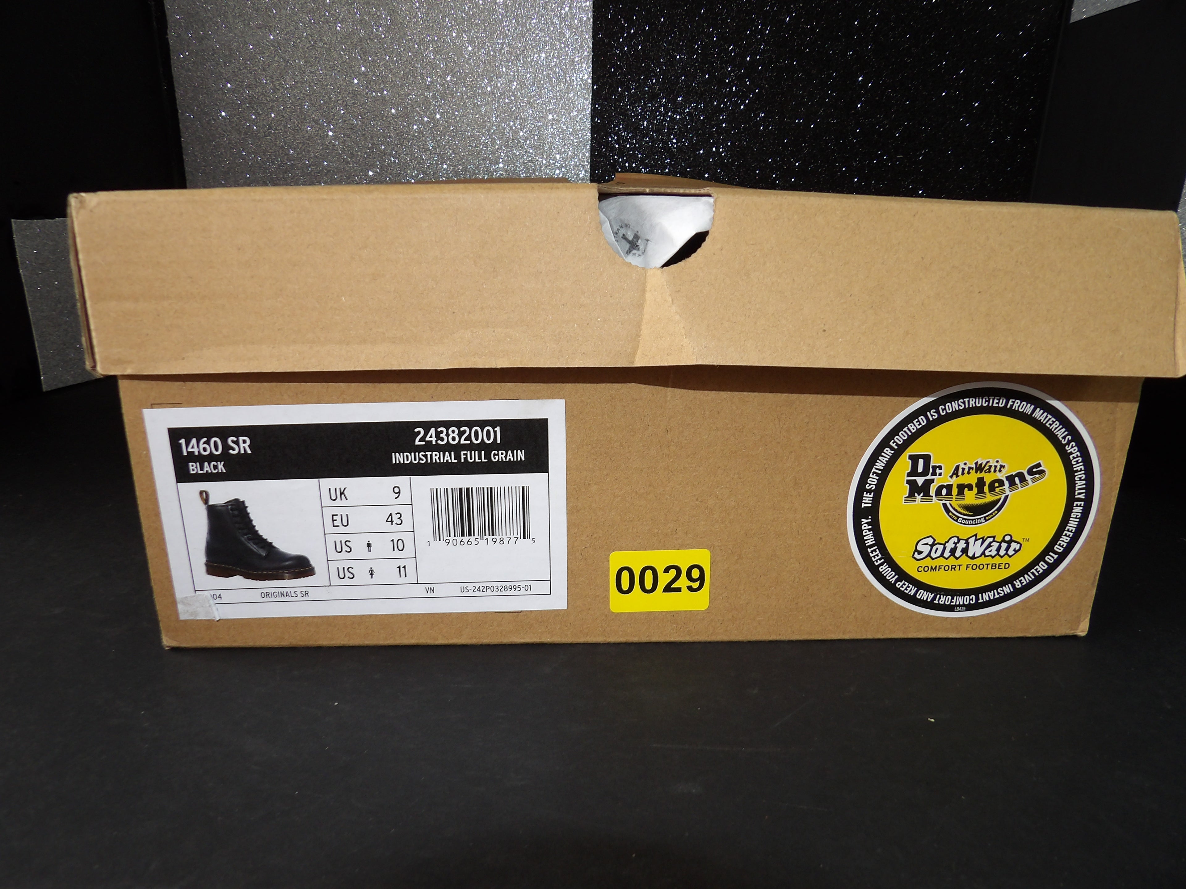 Dr. Martens 1460 Bex 8-Eye Boots- Black (US 10M 11.5W)