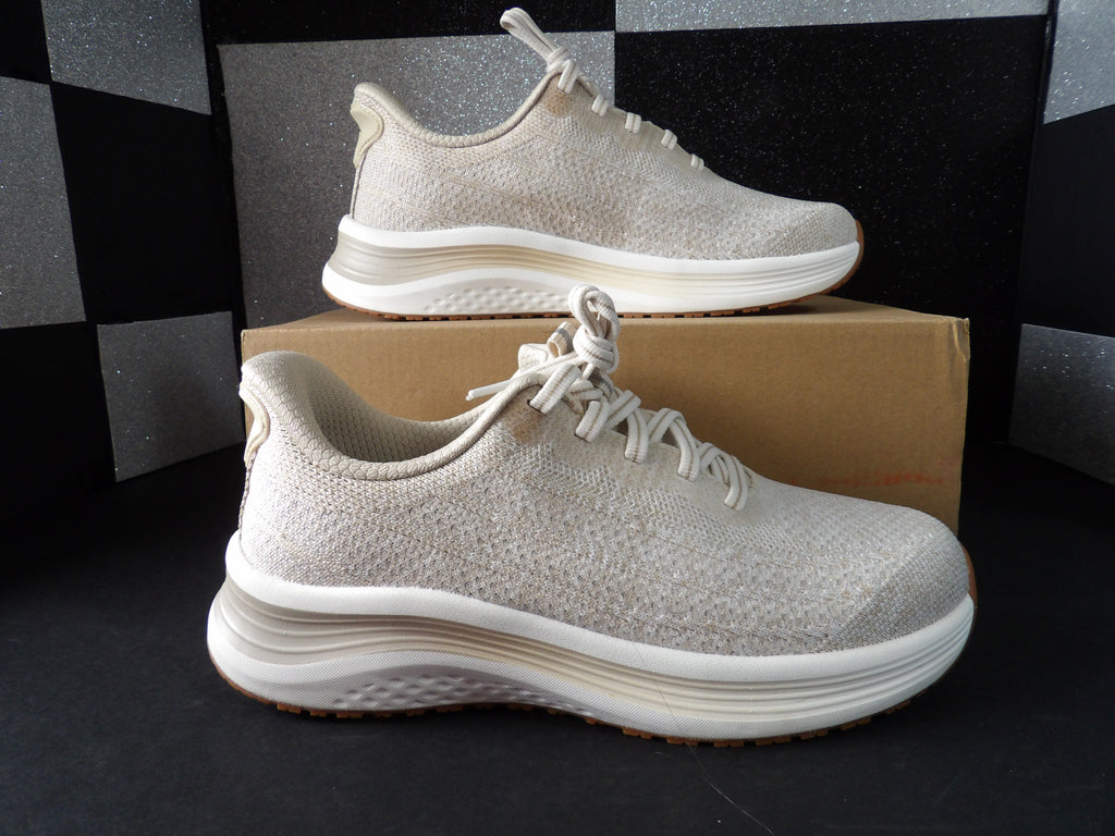 OrthOfeet Coral Stretch Knit- Cream (US 6.5W)