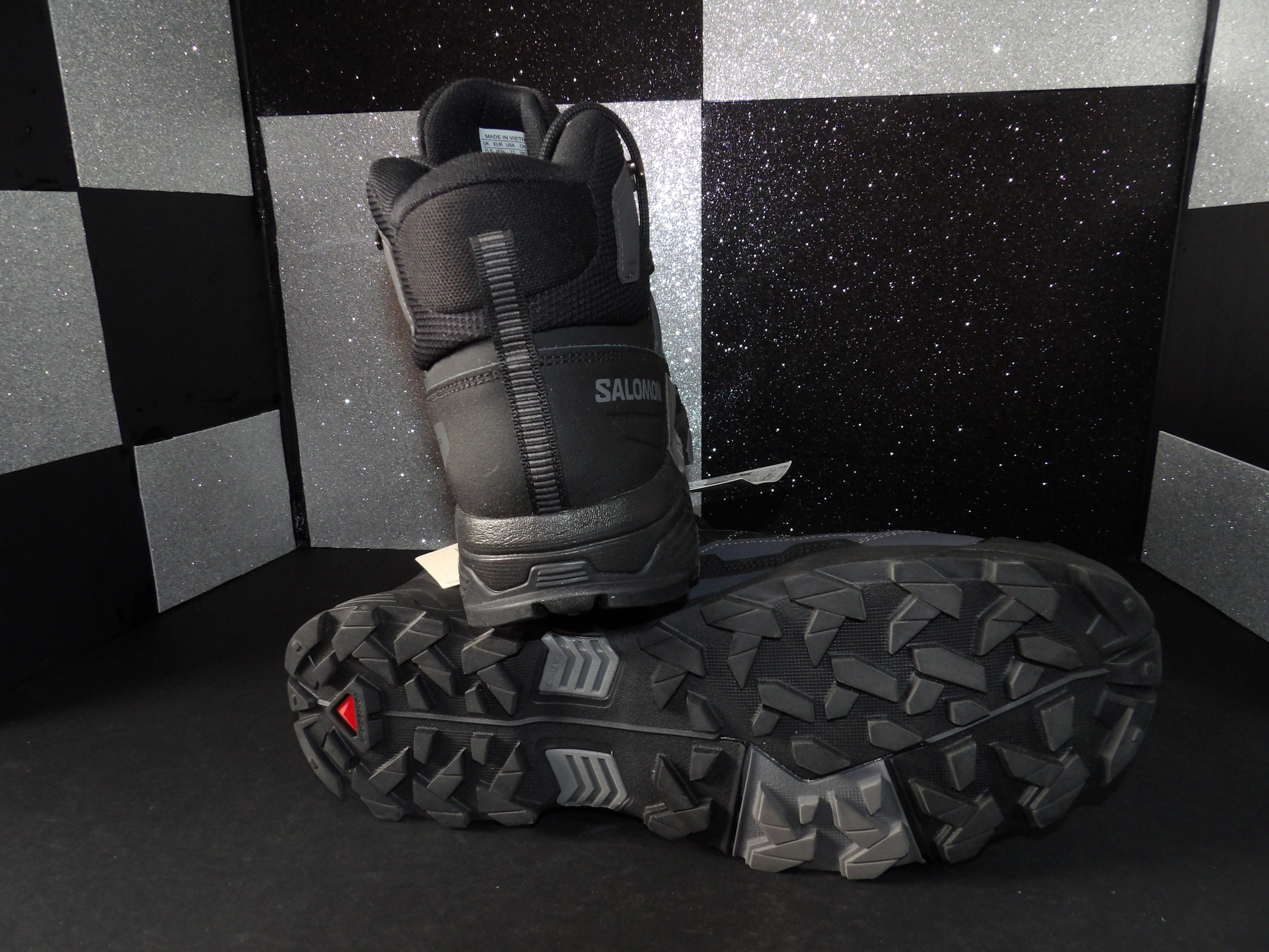 Salomon X Ultra 5 Mid Wide GTX - Black (Size US Men's 12 Extra Wide Width)