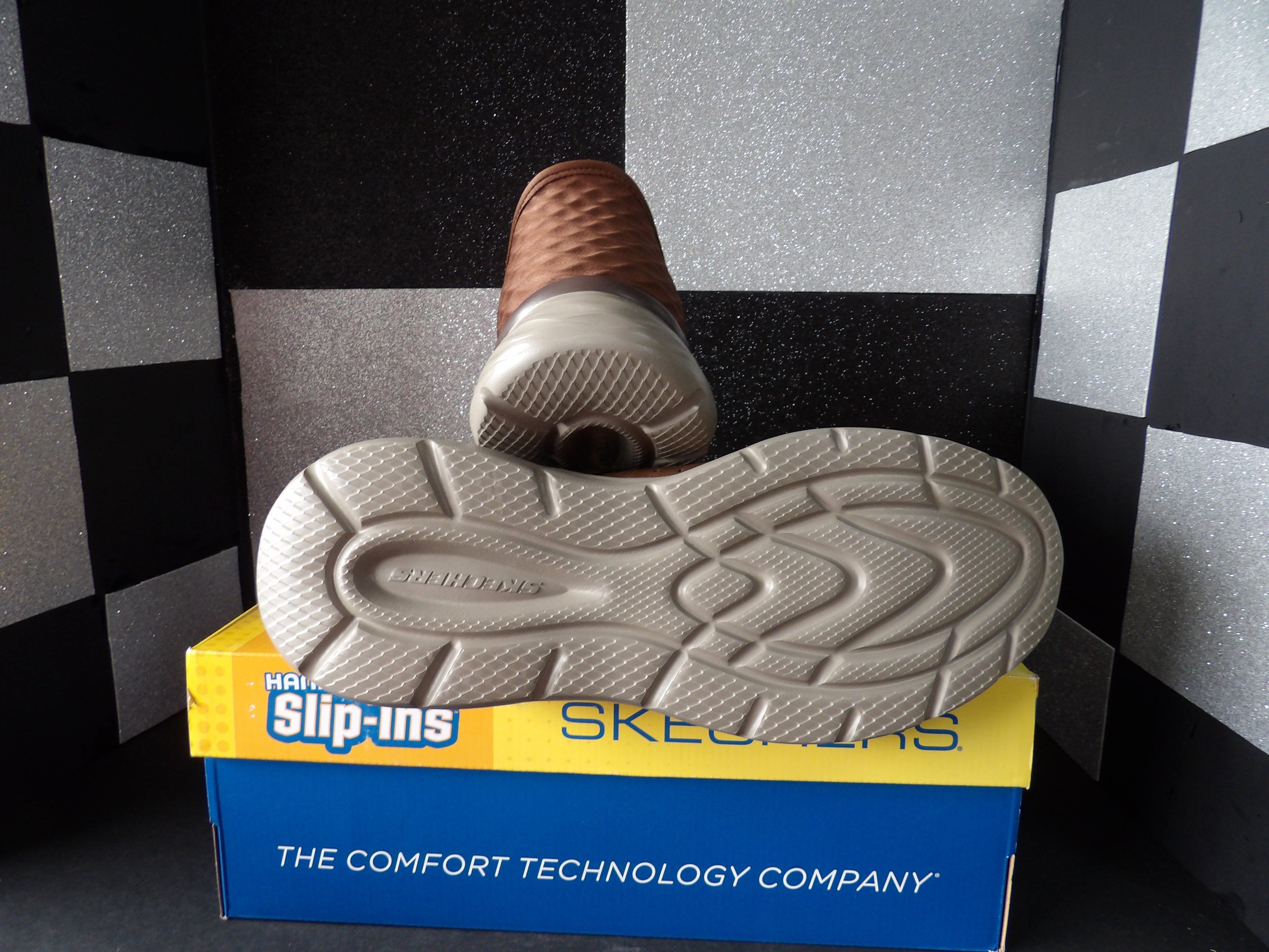 Skechers Slip-ins RF: Garner Newick Style 210803/ACDB –  Brown (Size US Mens 11.5)