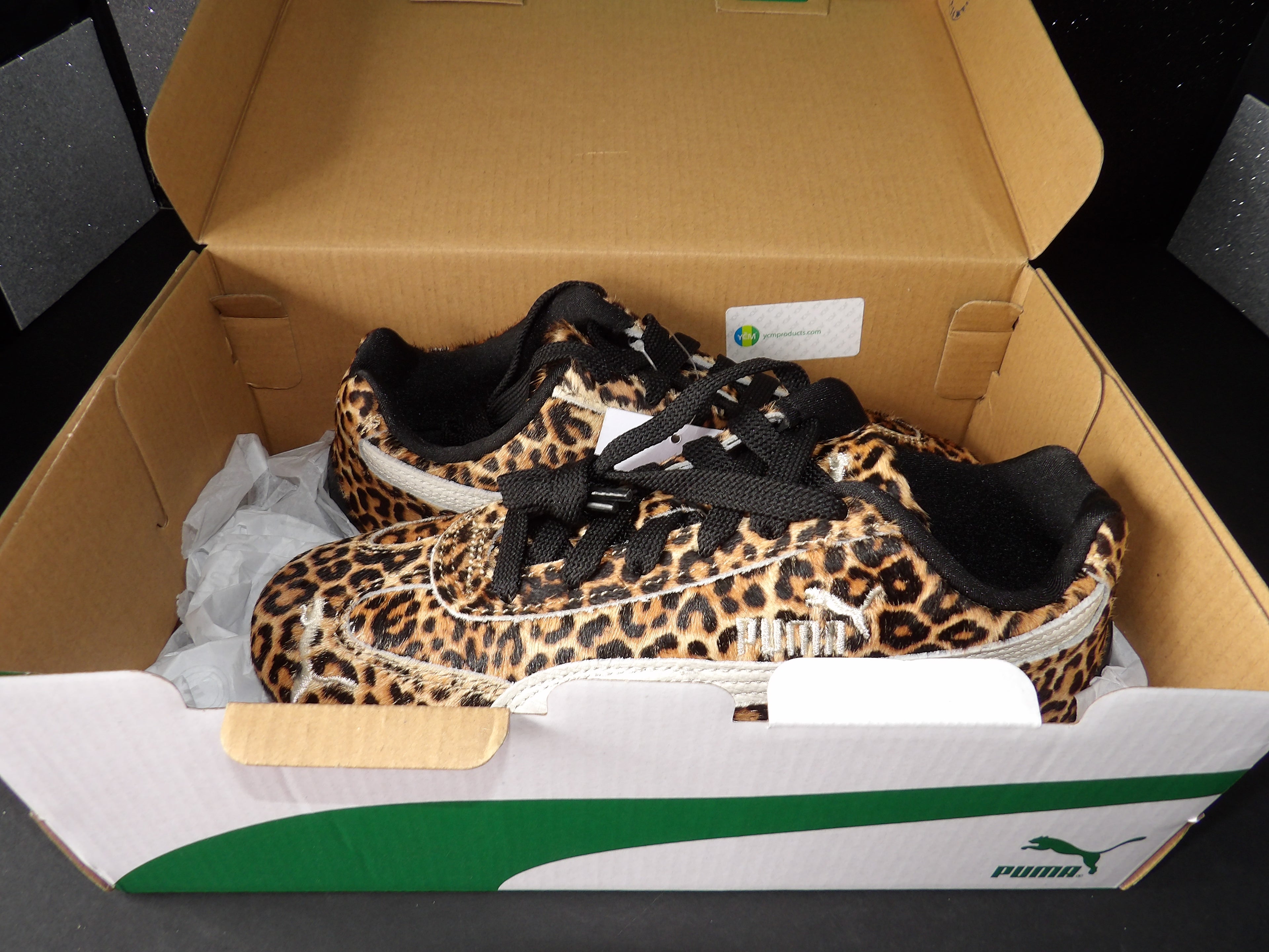 Puma Speedcat Leopard - (Size US Women's 6)