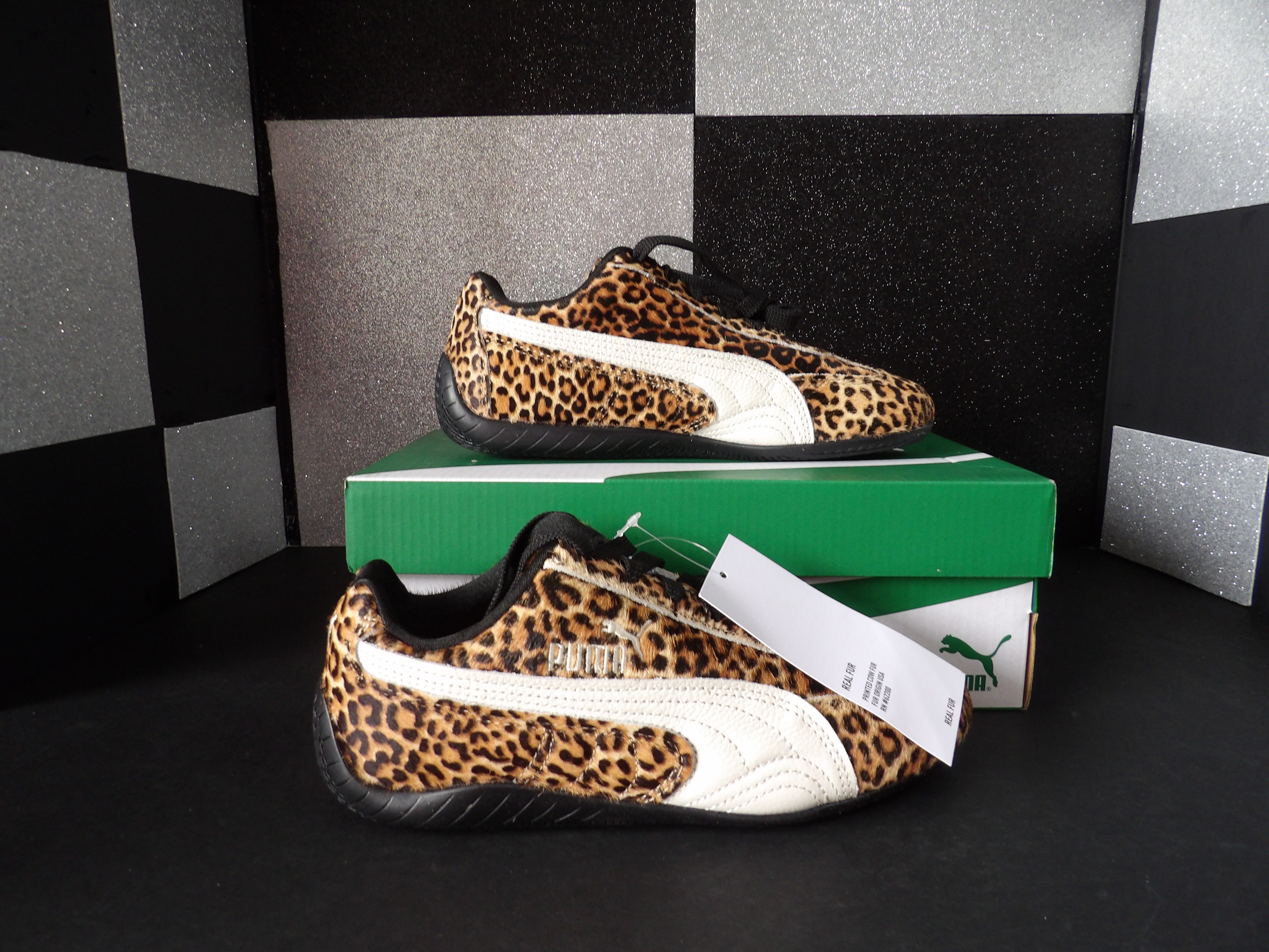 Puma Speedcat Leopard - (Size US Women's 6)