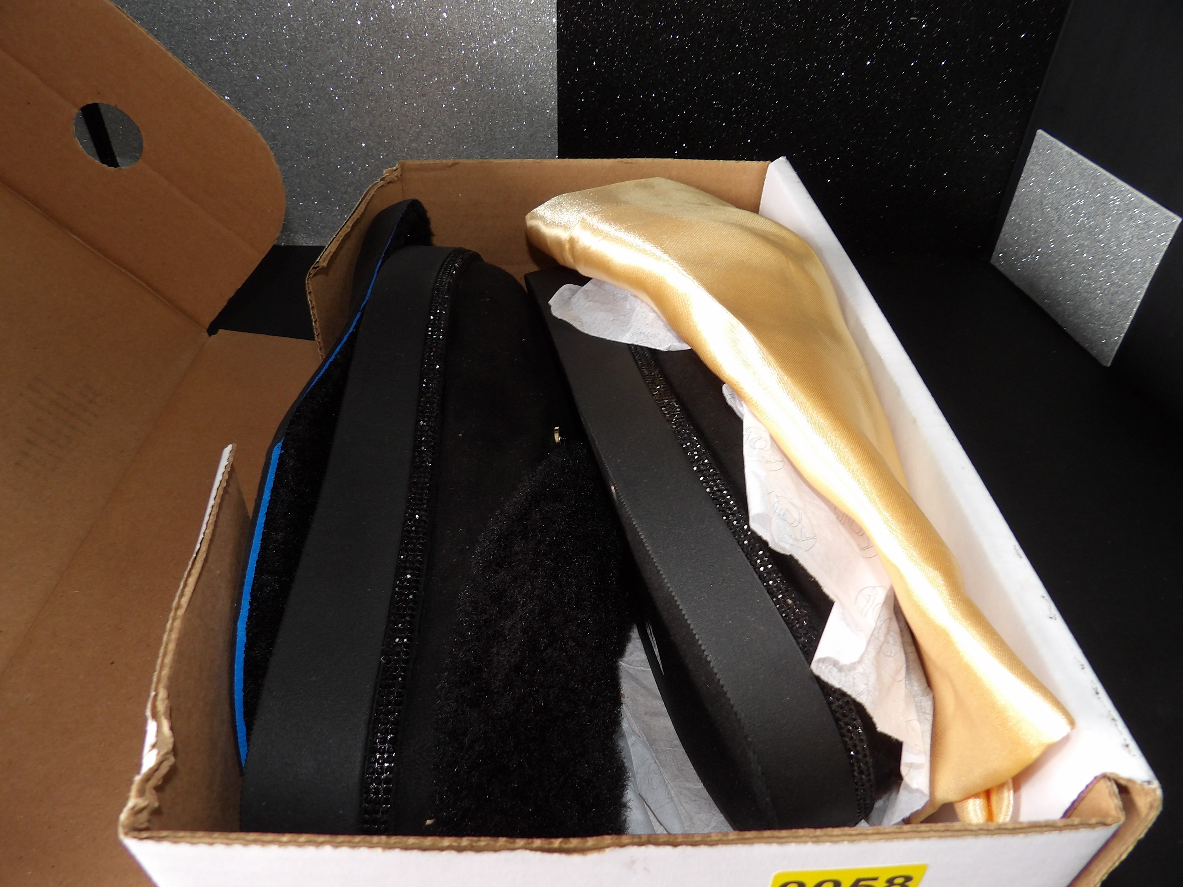 Joy TO_WHS_92 Platform Clog Slippers - Black (Size US Women's 10W)