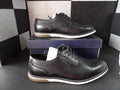 Bruno Marc Men's Plain Toe Casual Oxford Dress Sneakers - Black (Size US Men's 11)